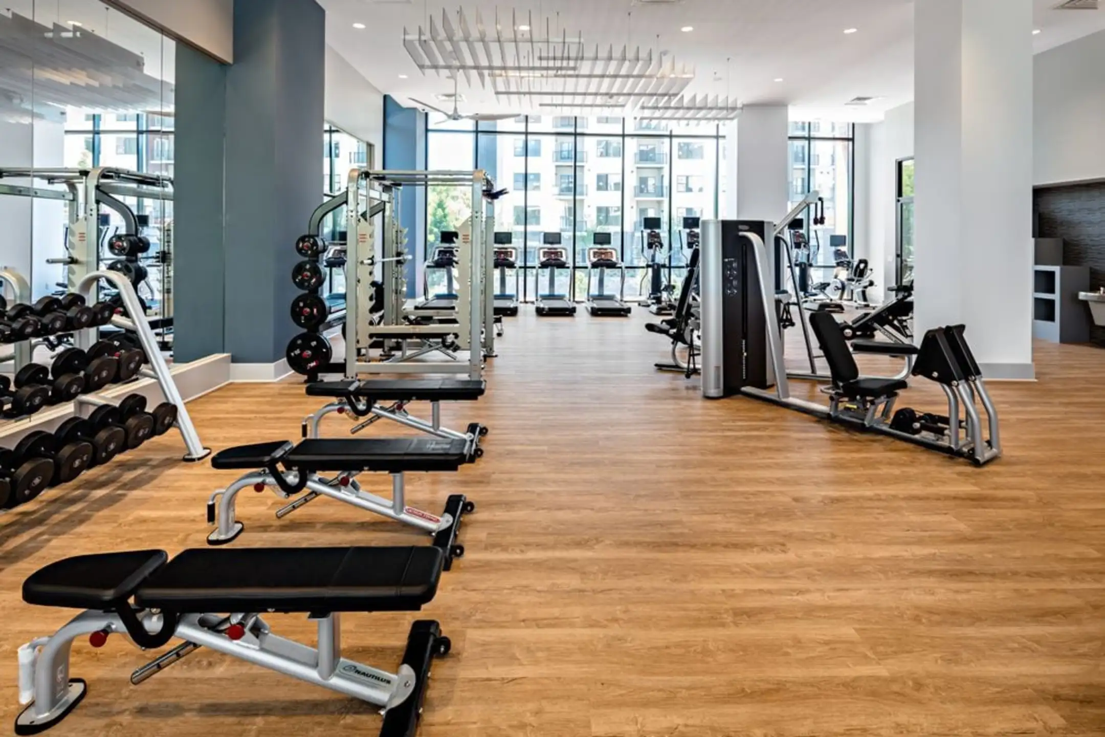 Fitness Weight Room - Avalon at Edgewater - Edgewater, NJ