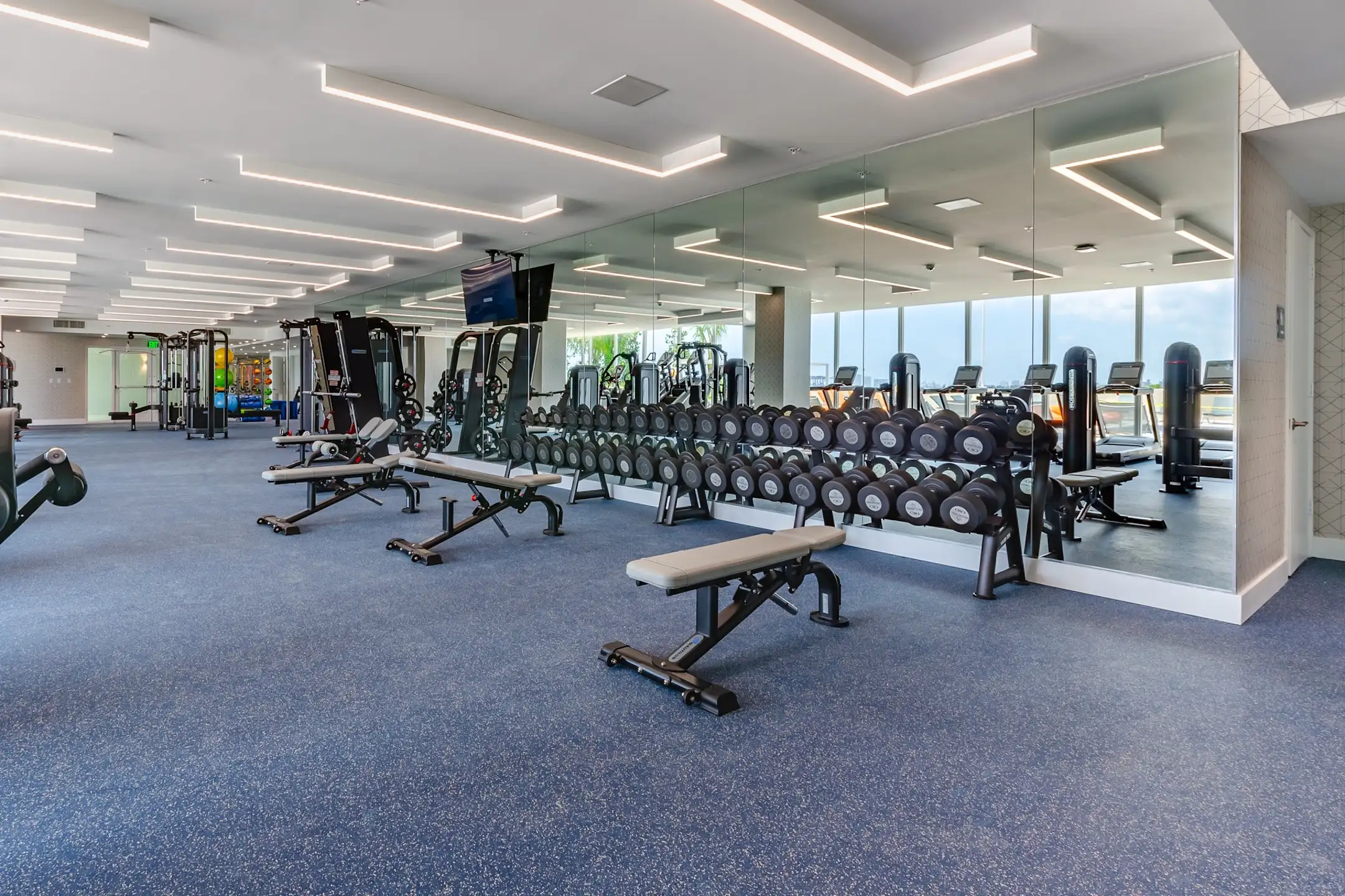 Fitness Weight Room - Sea View at Dania - Dania Beach, FL