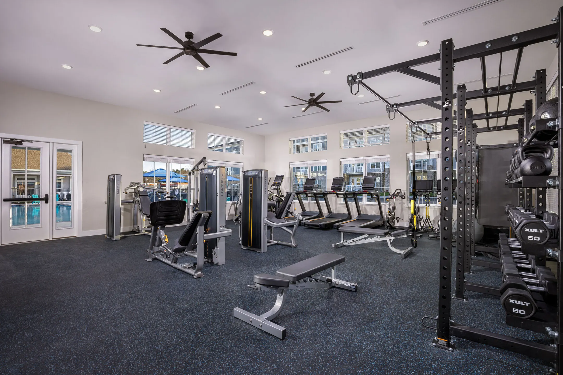 Fitness Weight Room - The Compass at Springdale Park - Richmond, VA