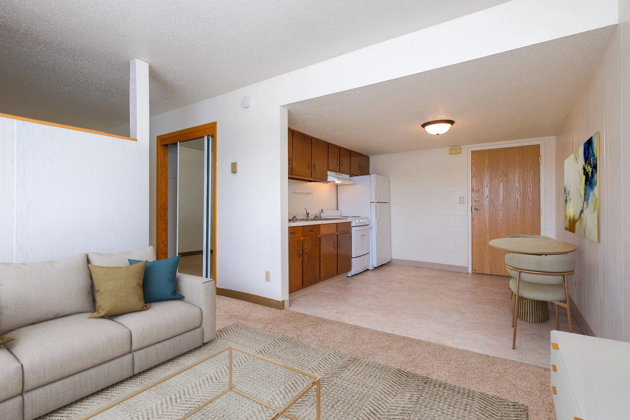 Living Room - Luxford Court Apartment Community - Fargo, ND