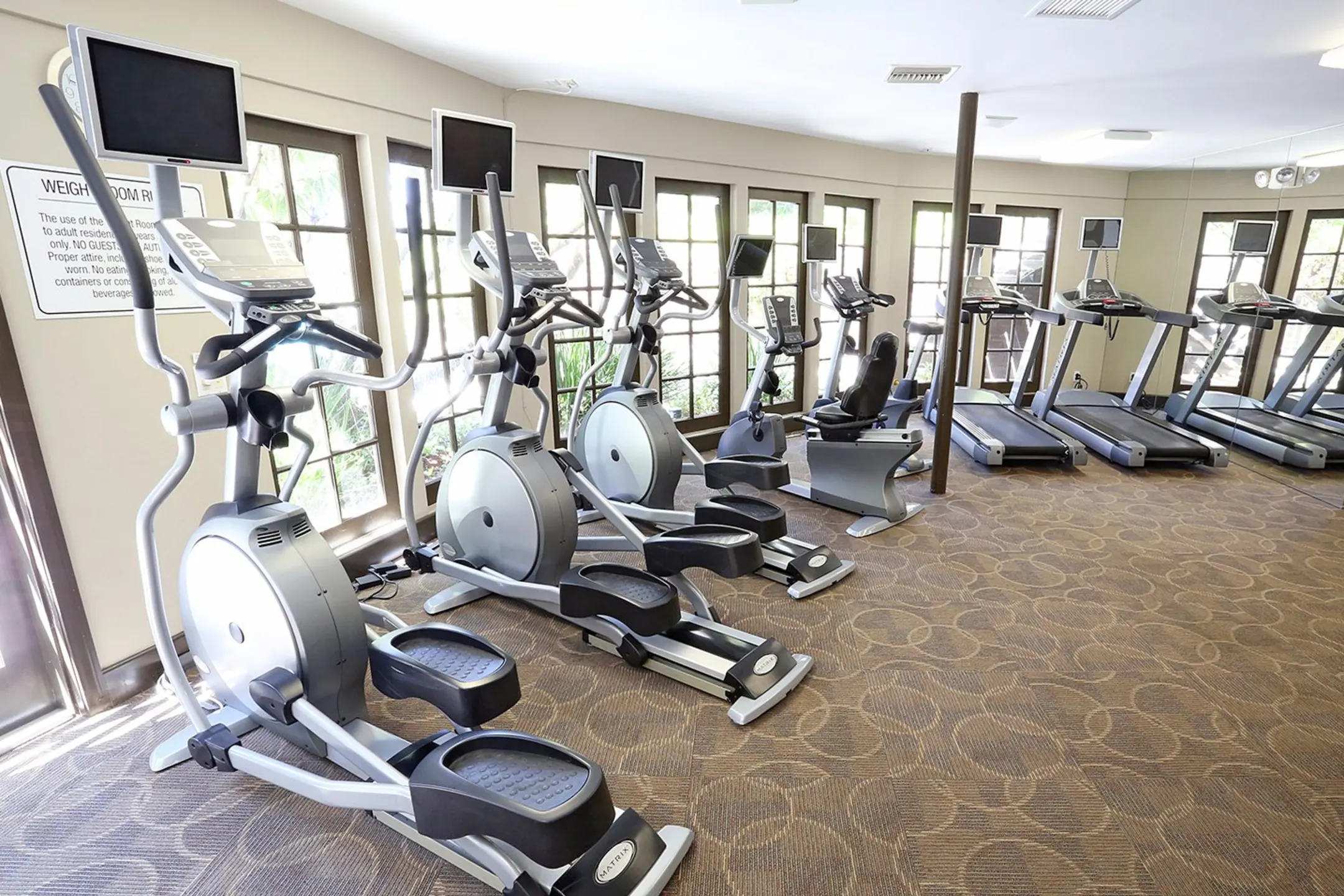 Fitness Weight Room - The Summit At Point Loma - San Diego, CA