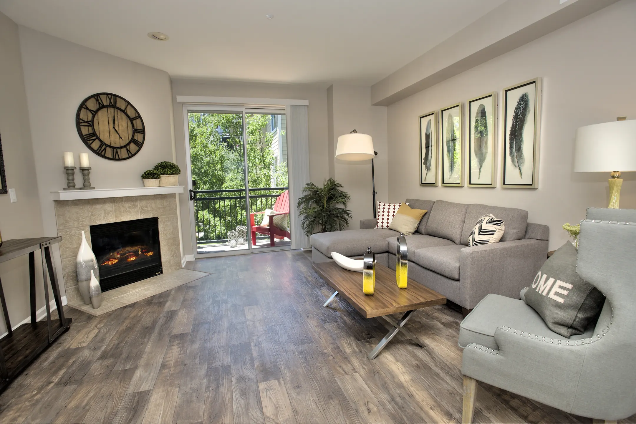 Living Room - Azure Apartment Homes - Petaluma, CA