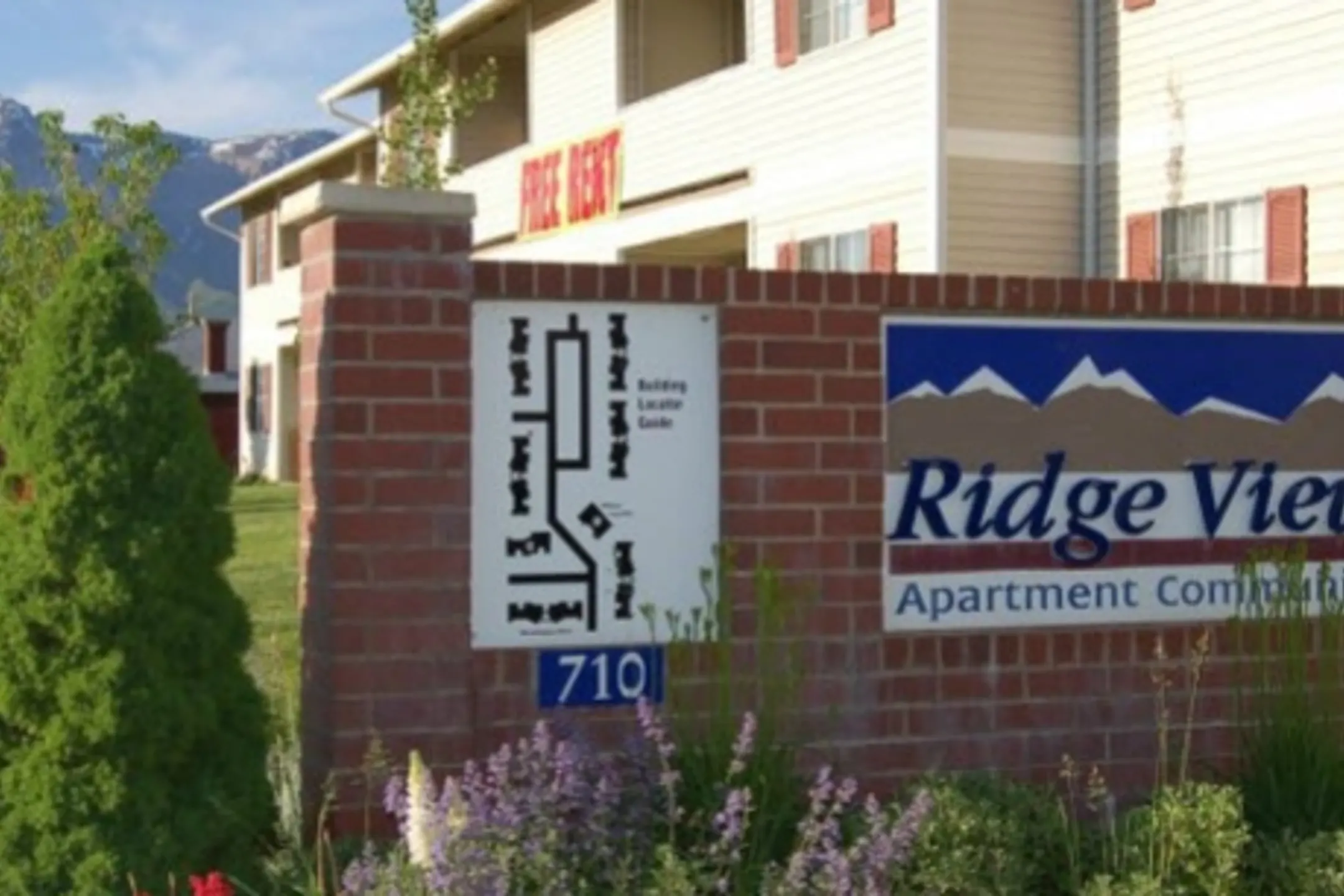Community Signage - Ridge View Apartments - Ogden, UT