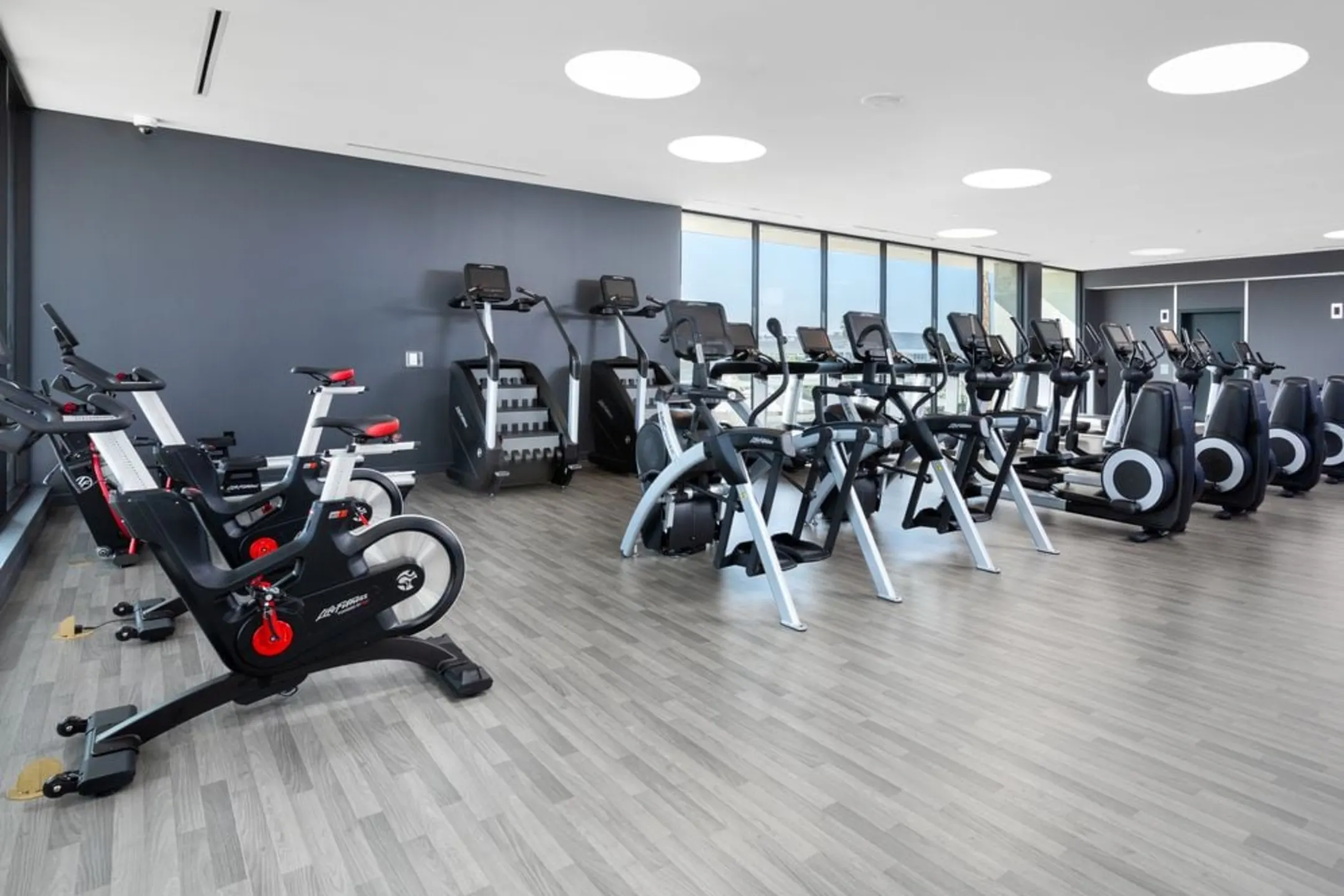 Fitness Weight Room - AVA Hollywood at La Pietra Place - Los Angeles, CA