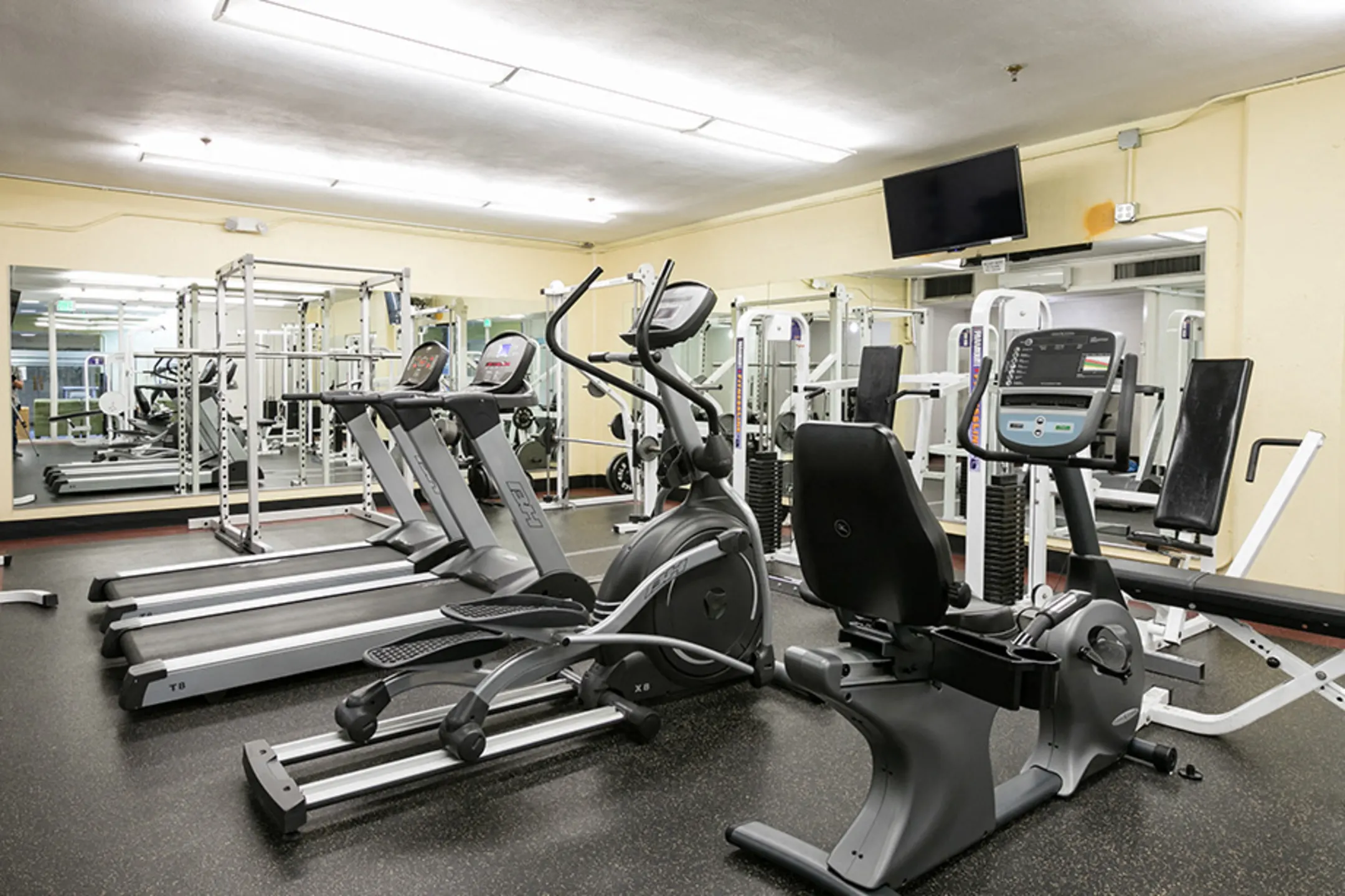 Fitness Weight Room - Baker Tower Apartments - Denver, CO