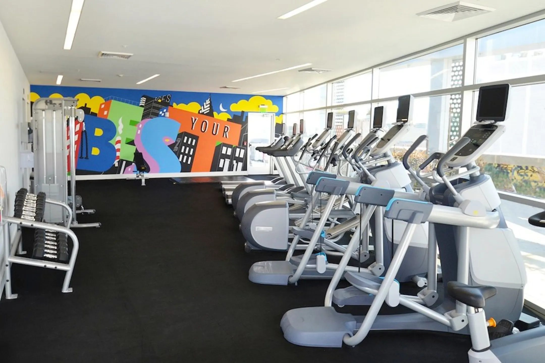 Fitness Weight Room - Goldtex Apartments - Philadelphia, PA