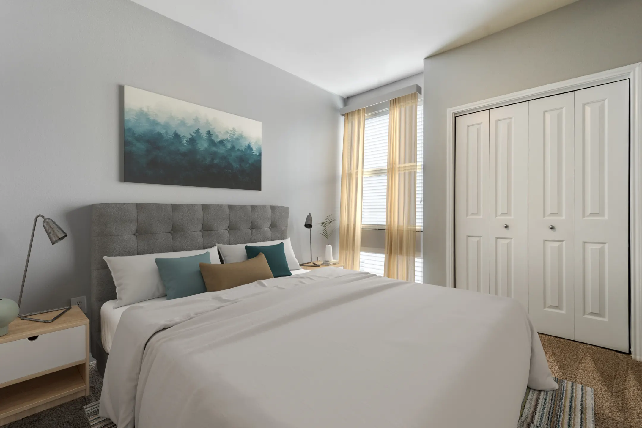 Bedroom - The Lofts at CityCentre - Houston, TX