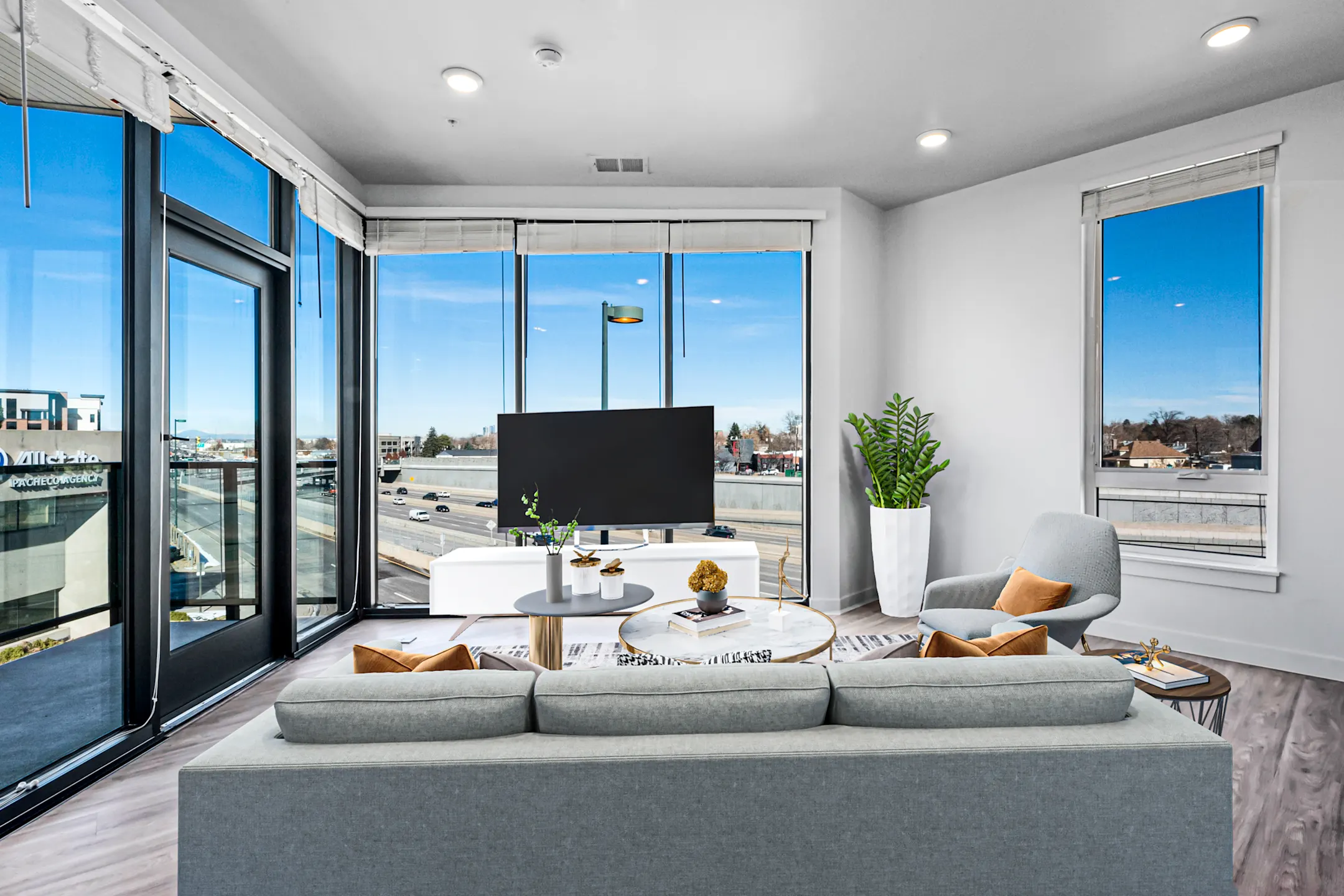 Living Room - Carraway Apartments - Denver, CO