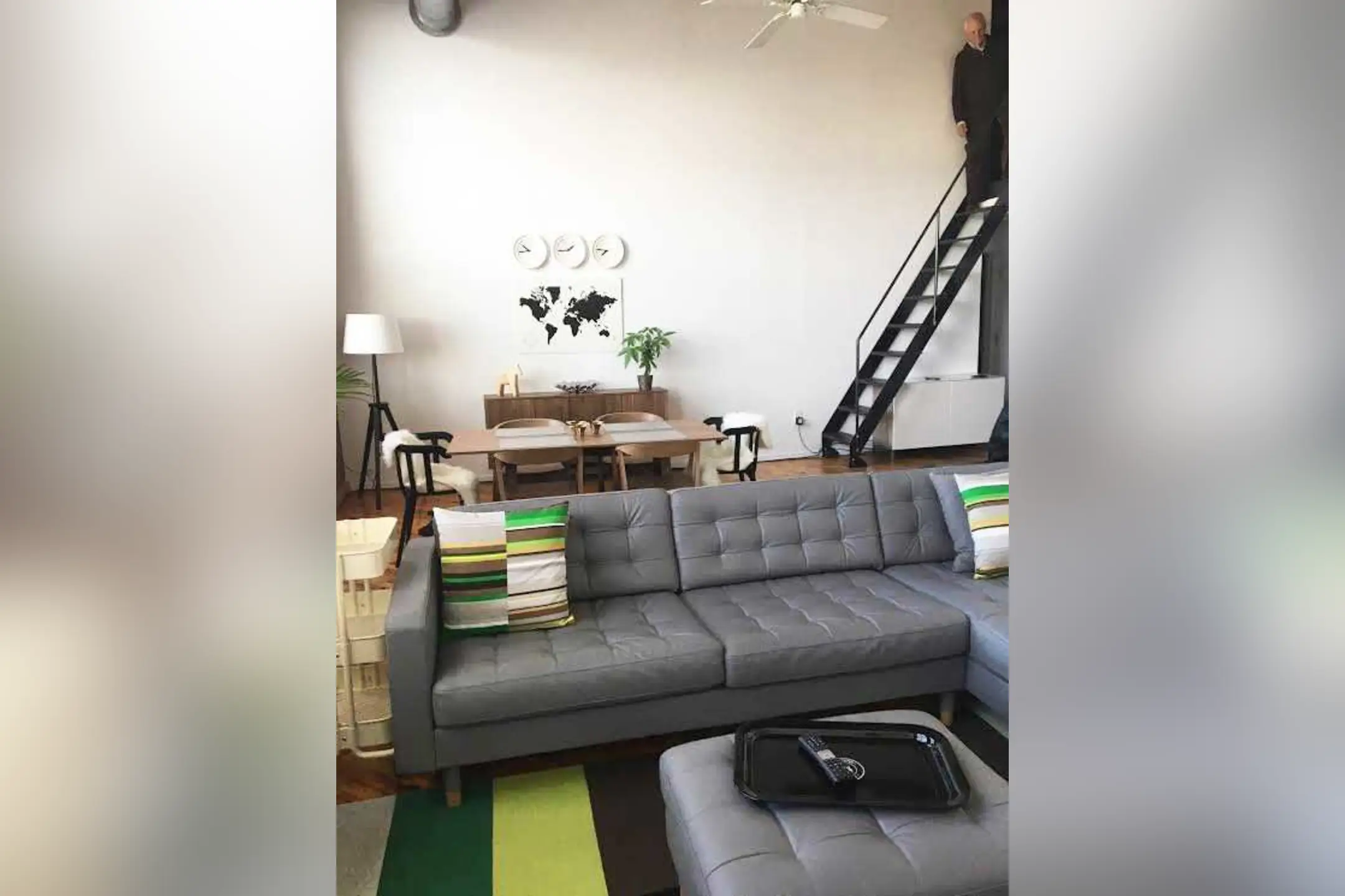 Living Room - The Lofts At Chimney Hill - Philadelphia, PA