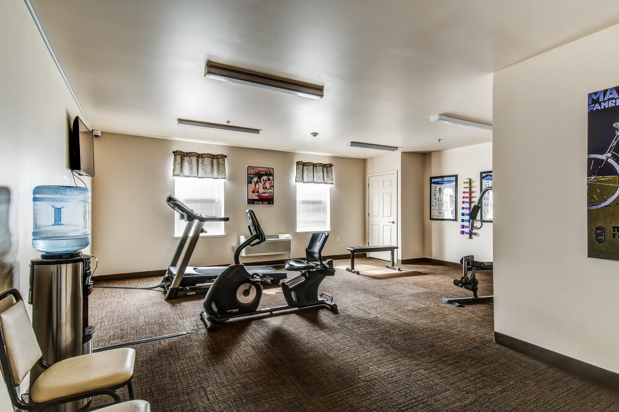 Fitness Weight Room - Fairfield Village Senior Apartments - Fairfield, OH