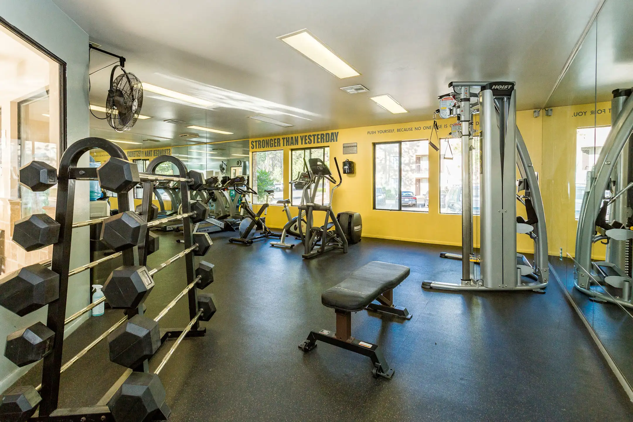 Fitness Weight Room - Woodlands Village Apartments - Flagstaff, AZ
