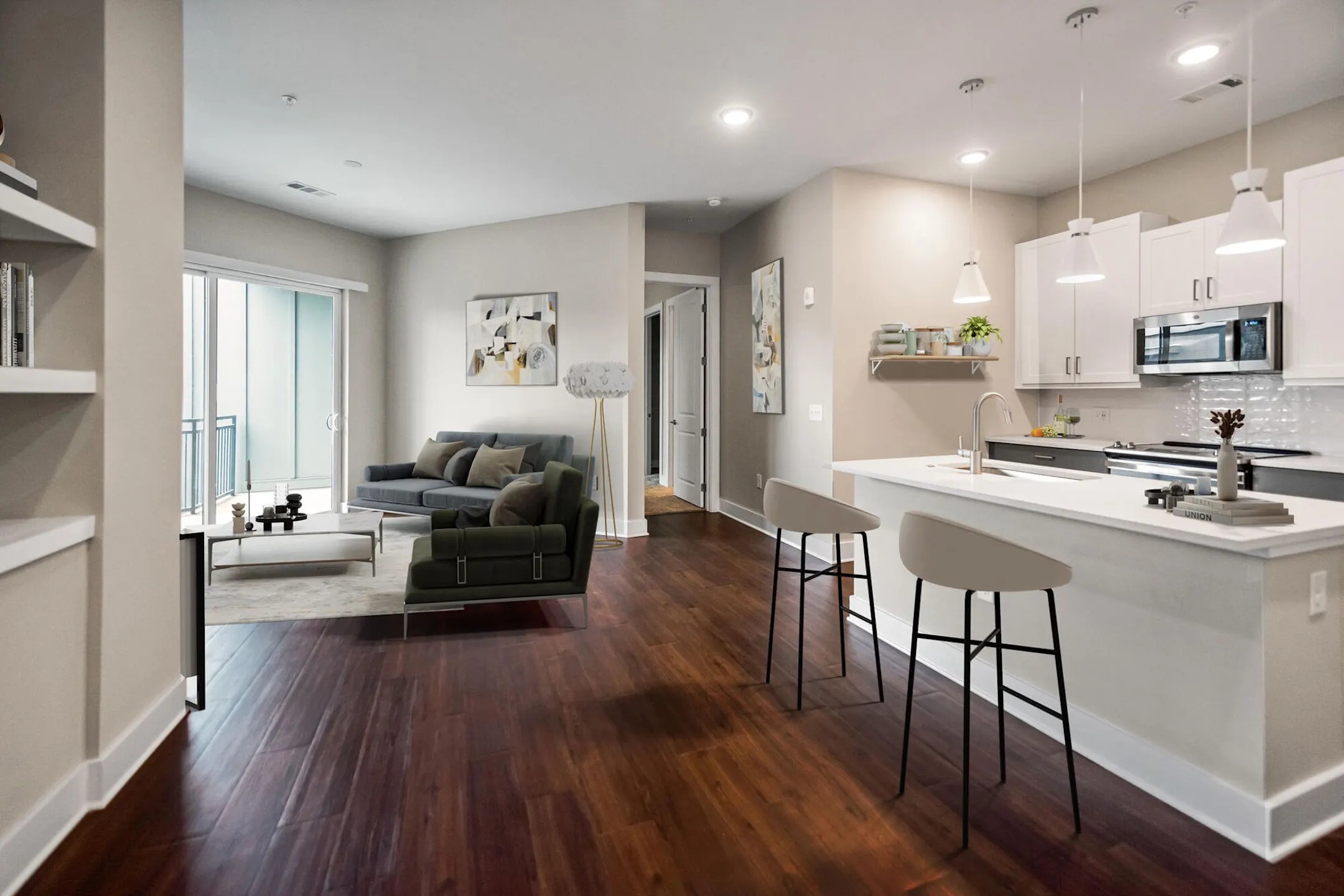 Living Room - Broadstone Pullman - Atlanta, GA