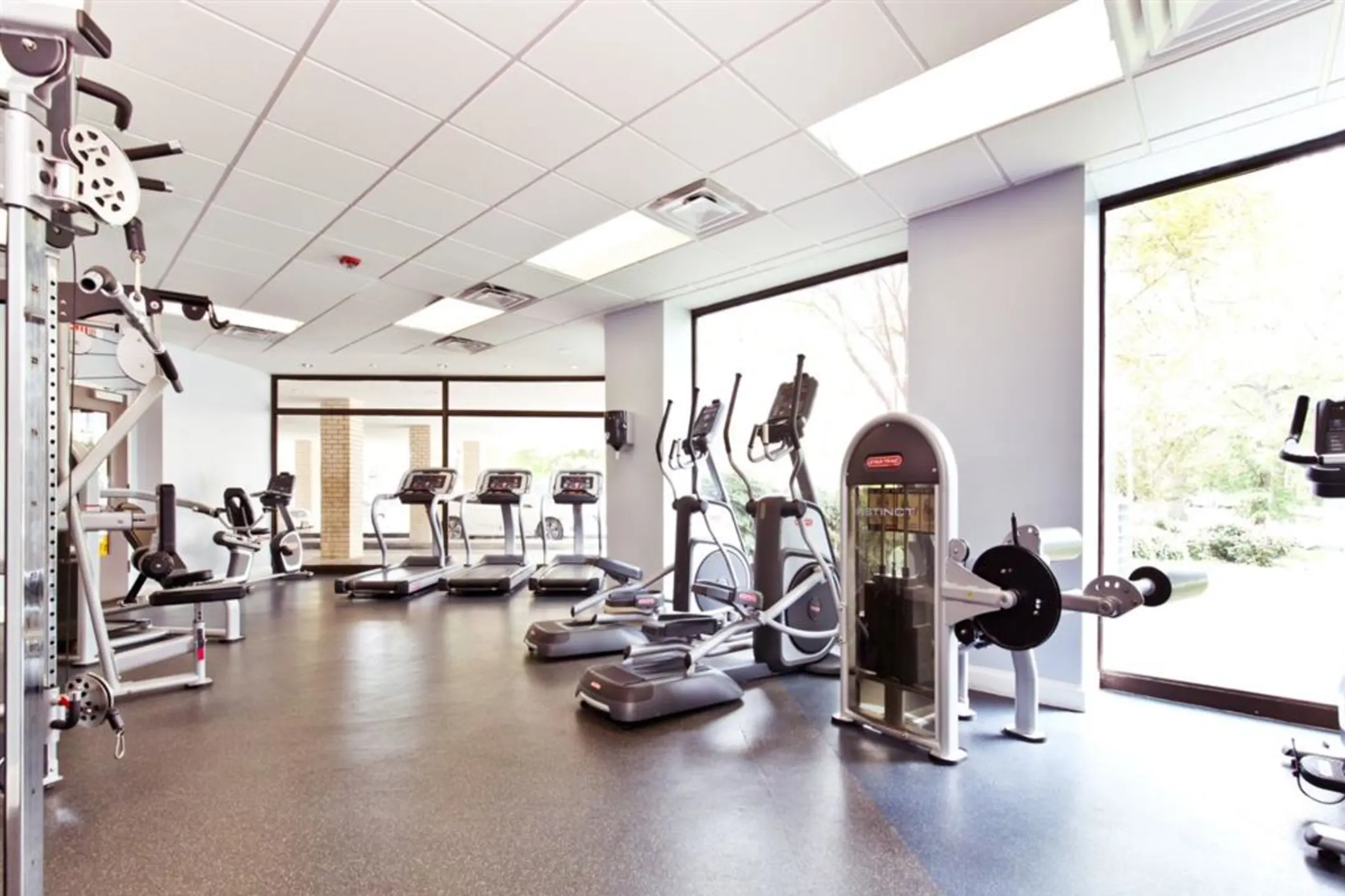 Fitness Weight Room - Serrano Apartments - Arlington, VA