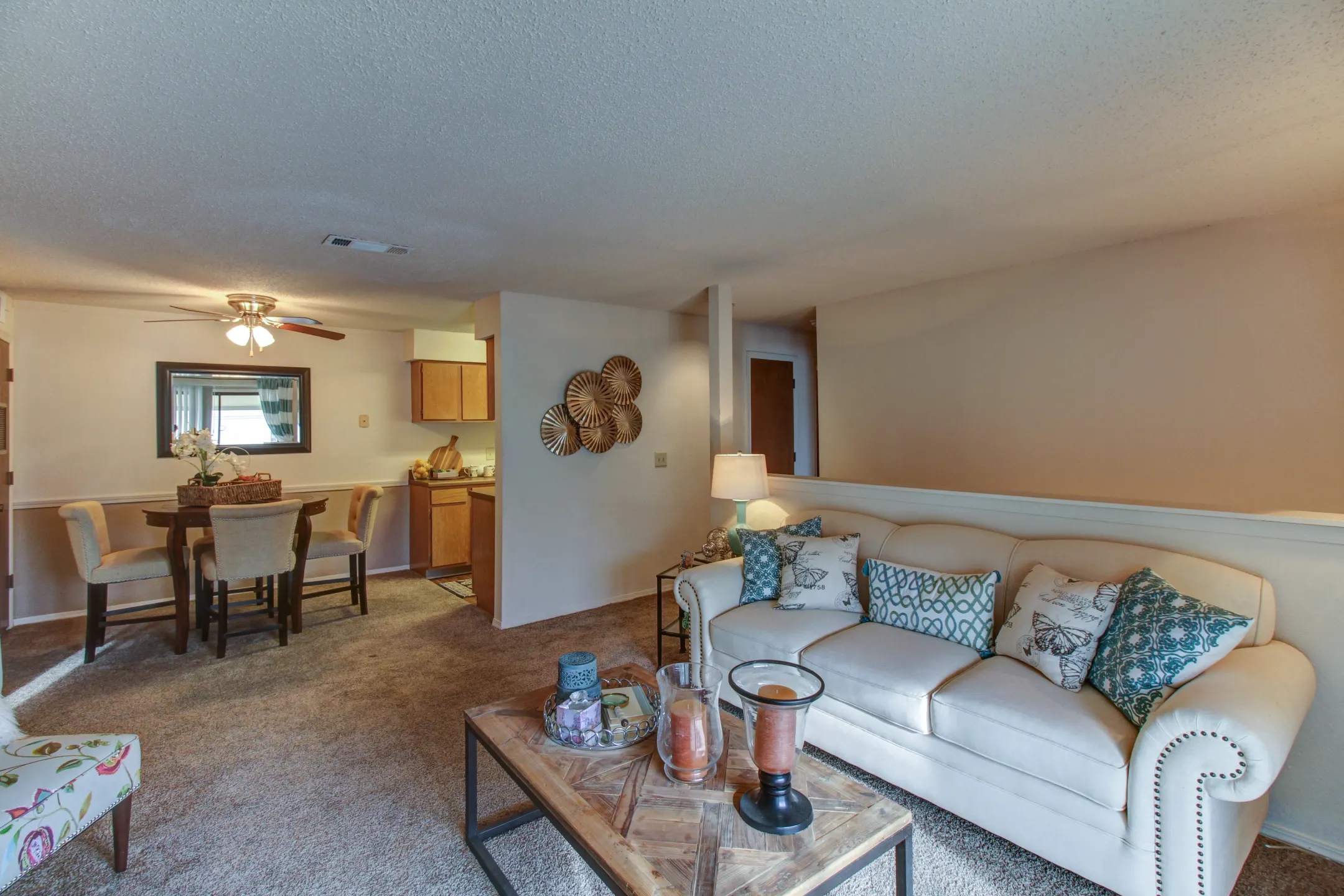 Living Room - Silver Springs Apartment - Wichita, KS