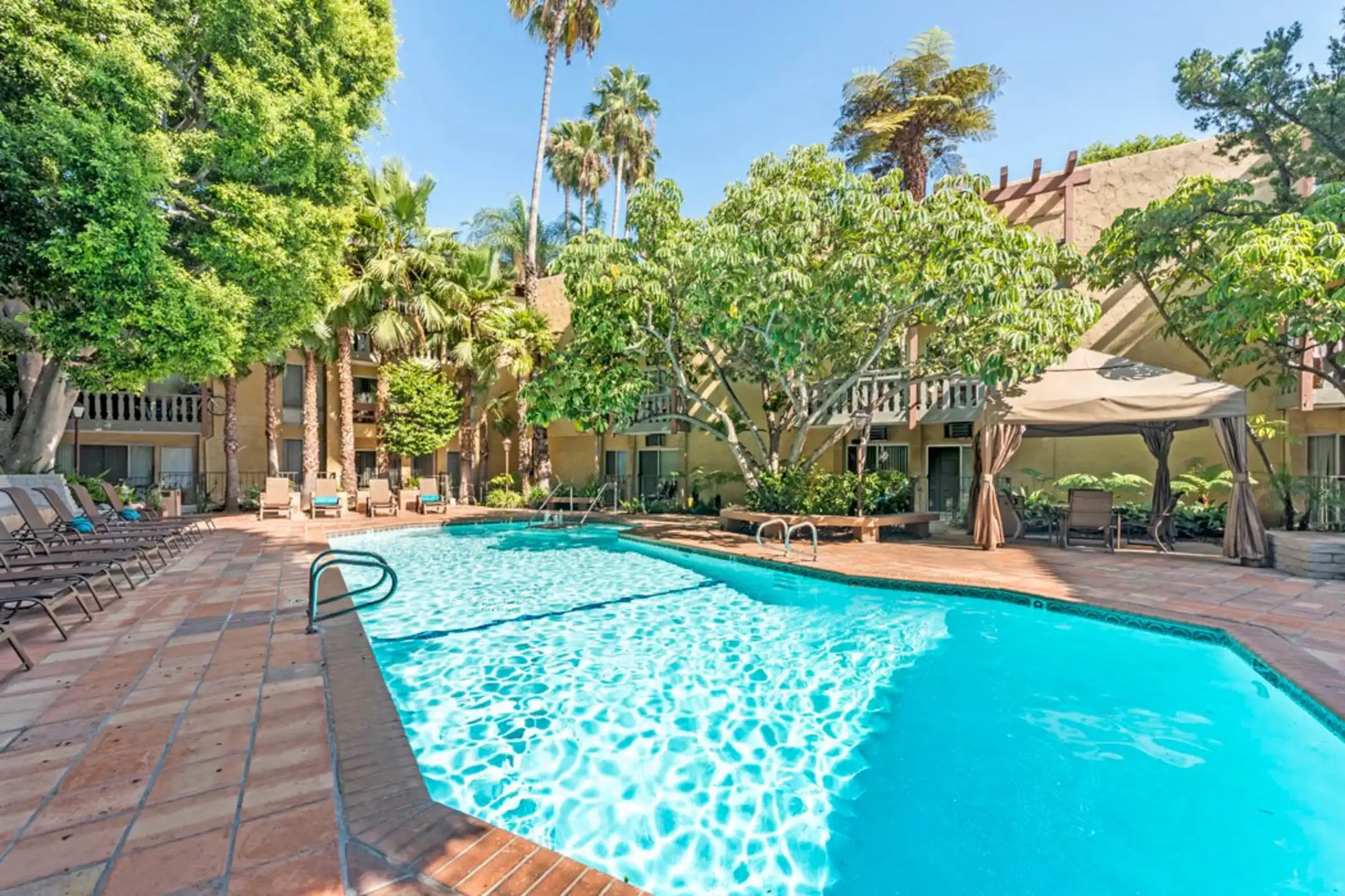 Pool - Mediterranean Village - West Hollywood, CA