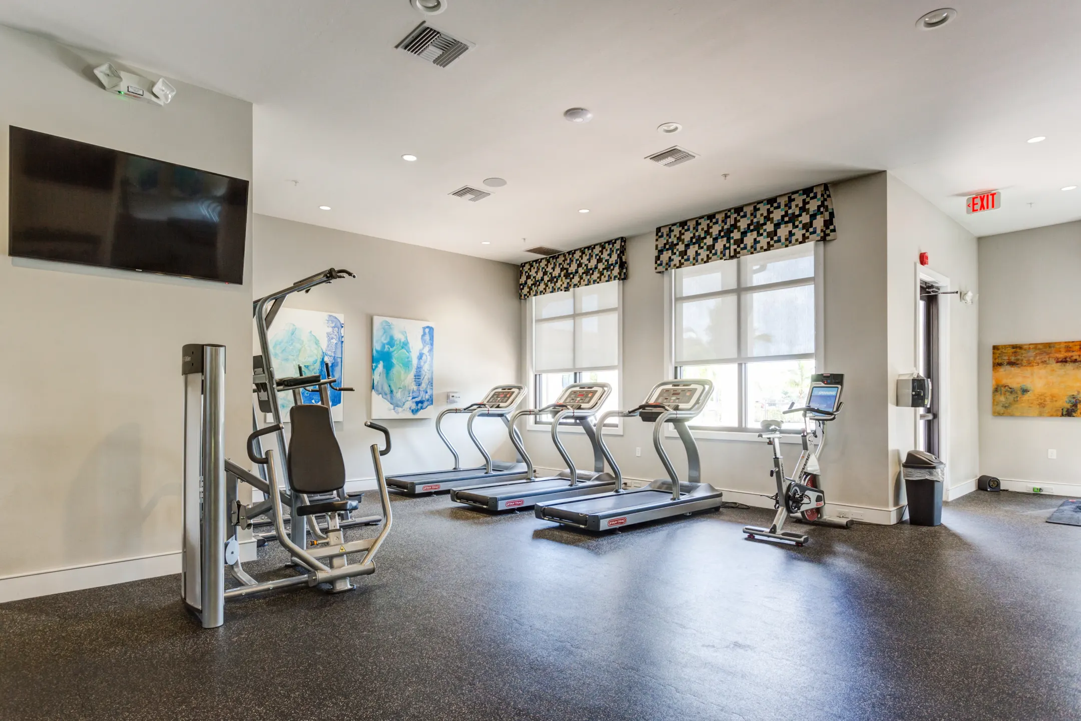 Fitness Weight Room - Channelside Contemporary Living Apartments - Fort Myers, FL