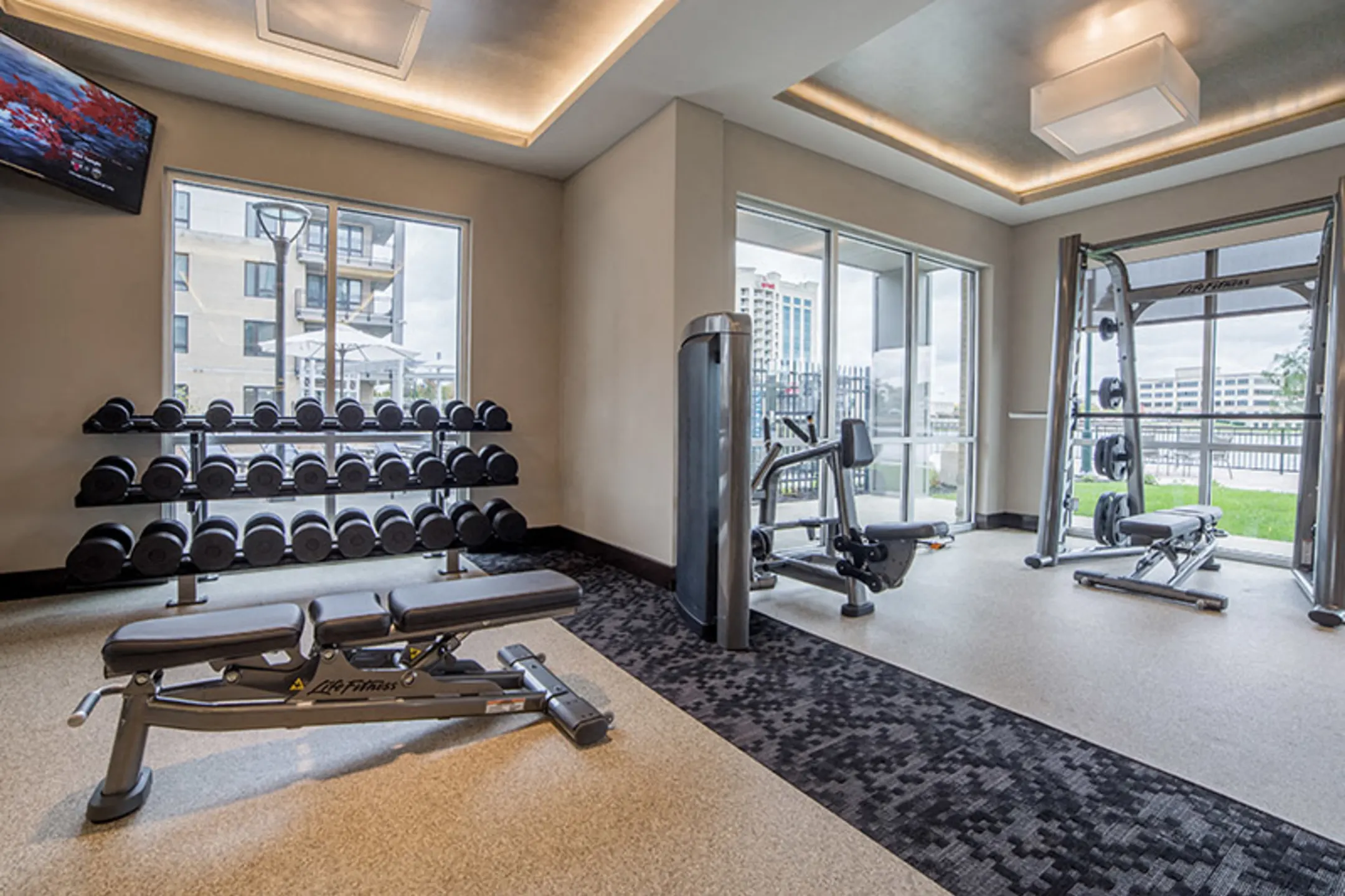 Fitness Weight Room - Quarry at River North - Indianapolis, IN