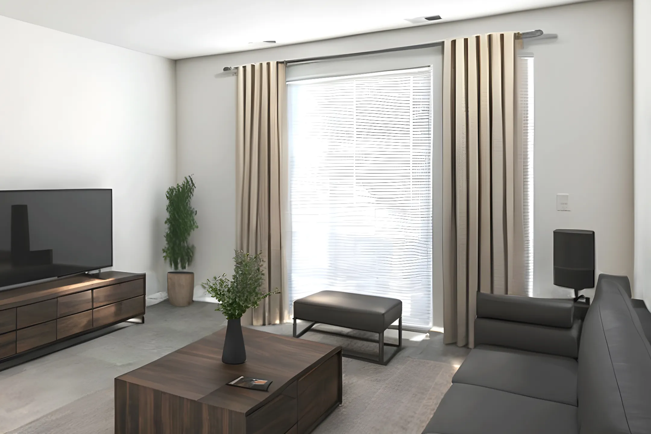 Living Room - Forte Apartments - Indianapolis, IN