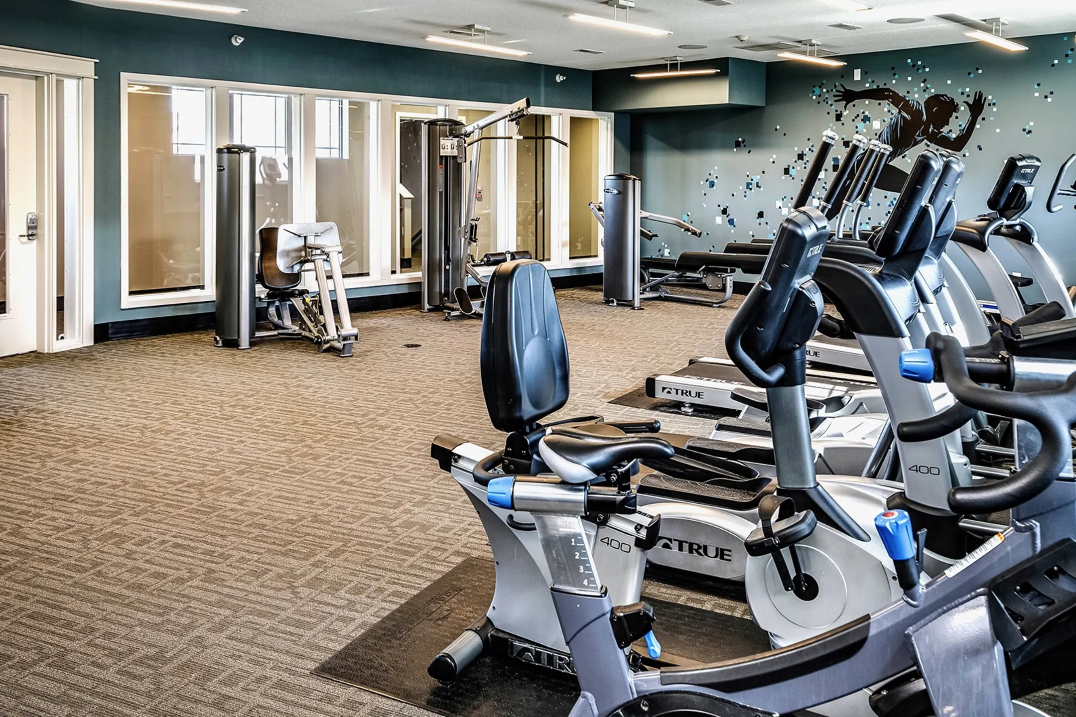 Fitness Weight Room - The Sterling at Prairie Trail - Ankeny, IA