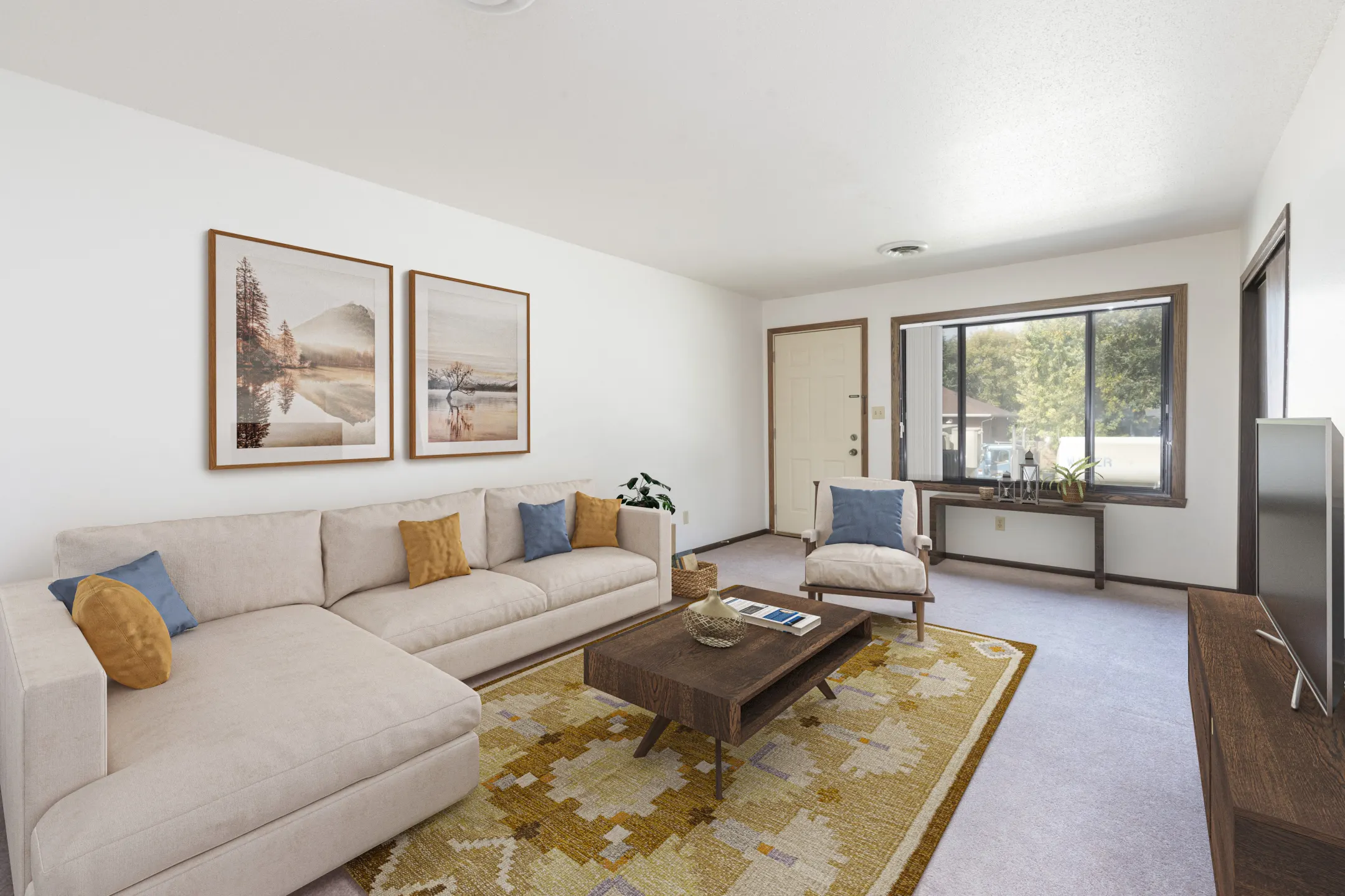 Living Room - Riverpark Apartments - Bismarck, ND