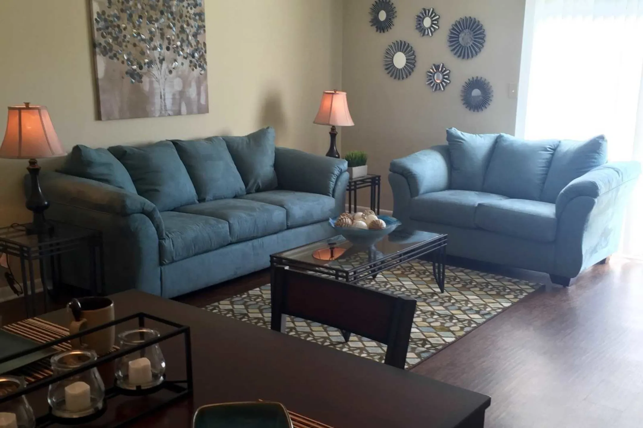 Living Room - Branson Creek Commons - Fayetteville, NC