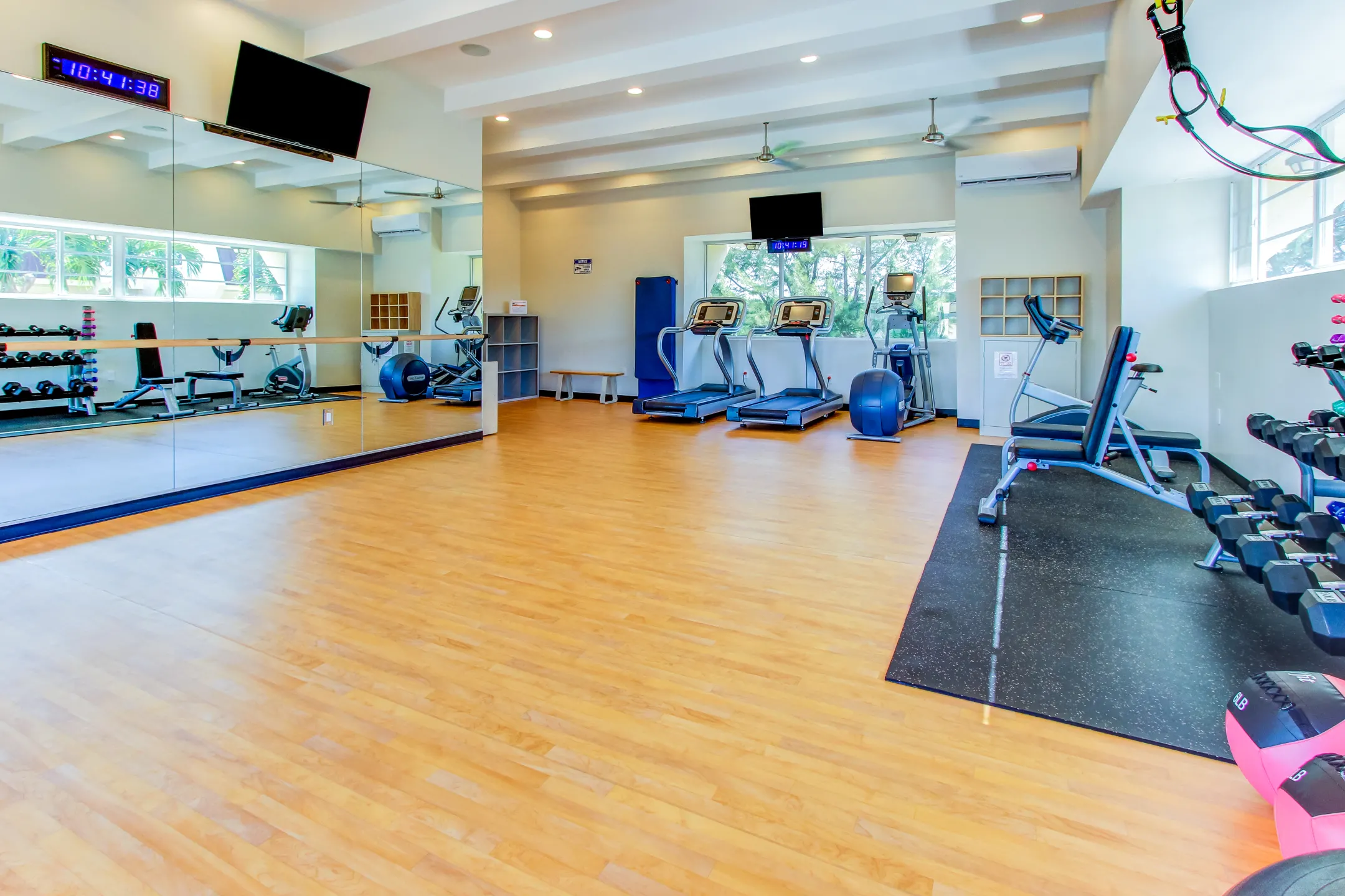 Fitness Weight Room - Residences At the Falls - Miami, FL