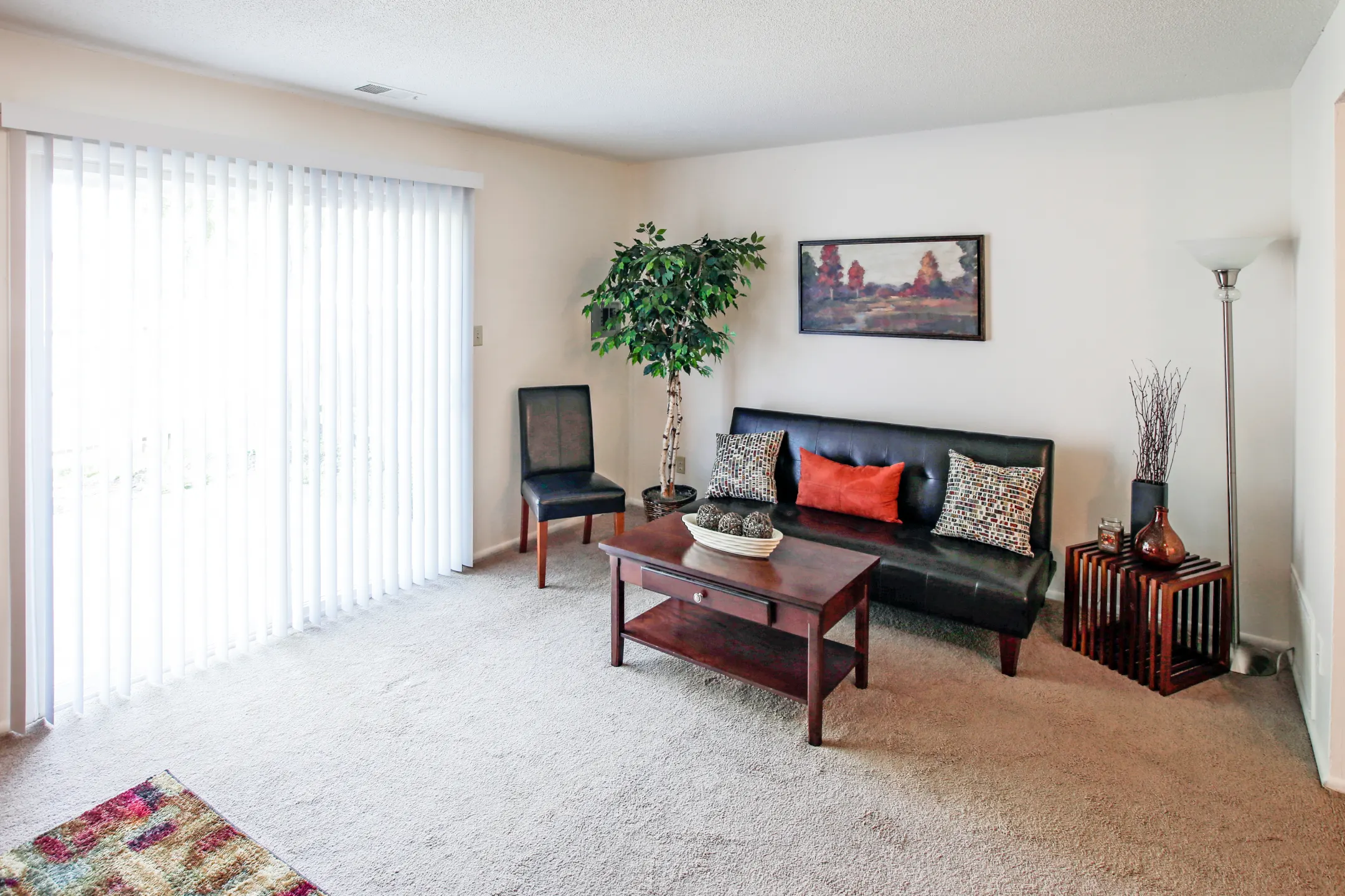 Living Room - Bradford Lake Apartments - Indianapolis, IN