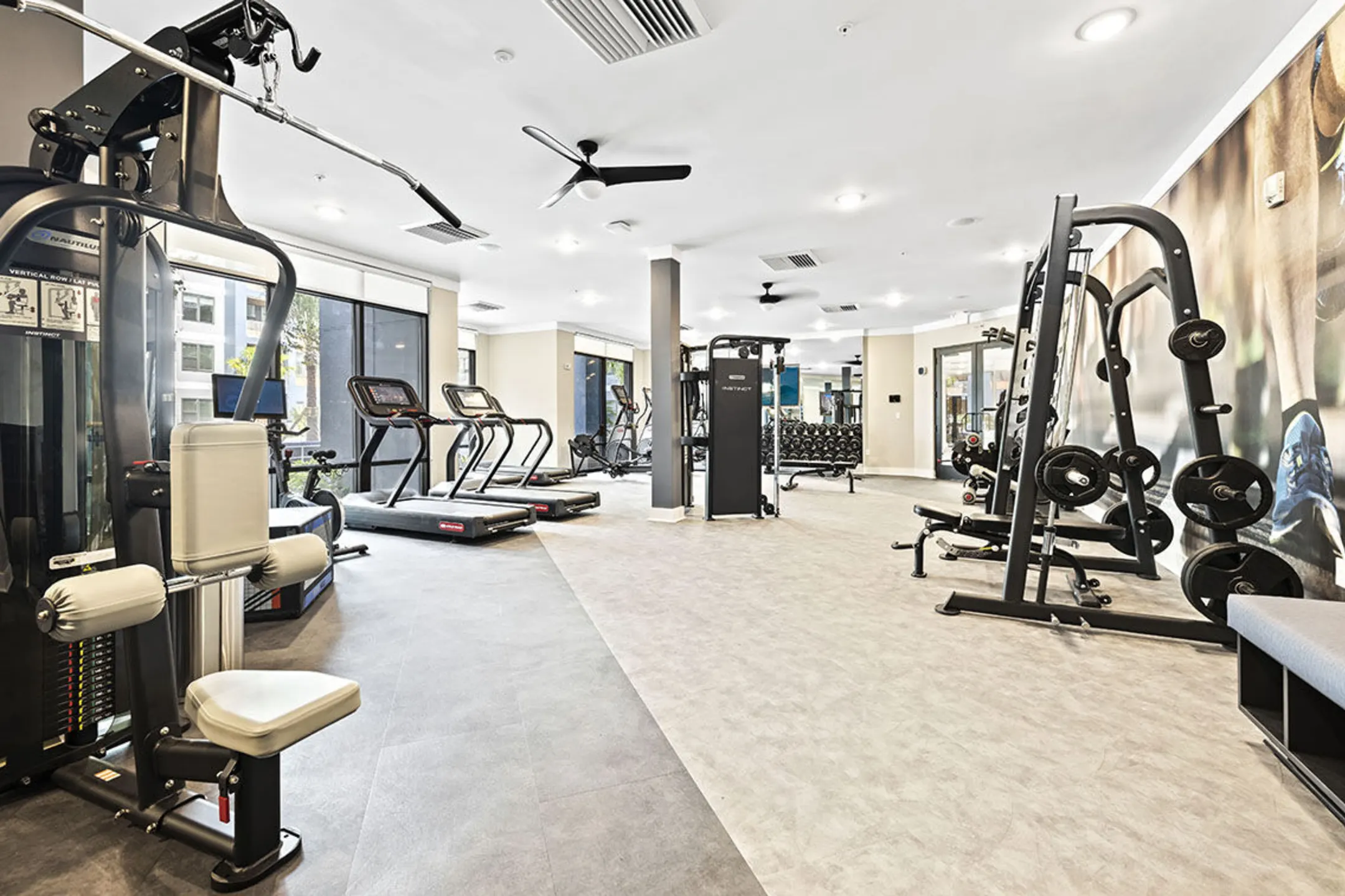 Fitness Weight Room - The Station at San Marco - Jacksonville, FL