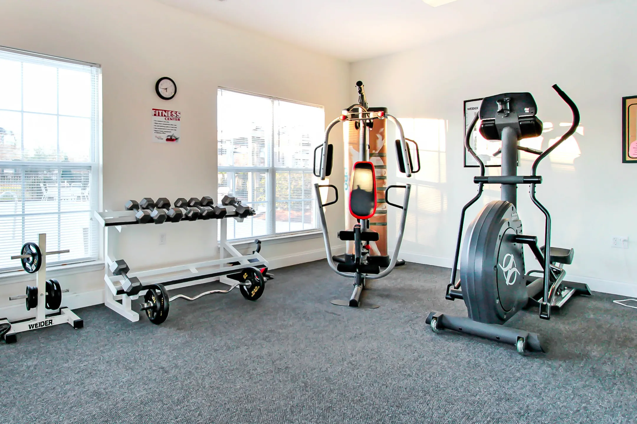 Fitness Weight Room - Charles Pointe Apartments - Florence, SC