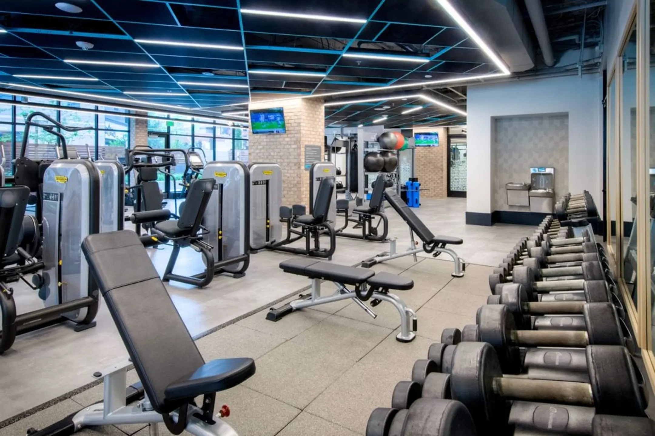 Fitness Weight Room - AVA Ballston Square - Arlington, VA