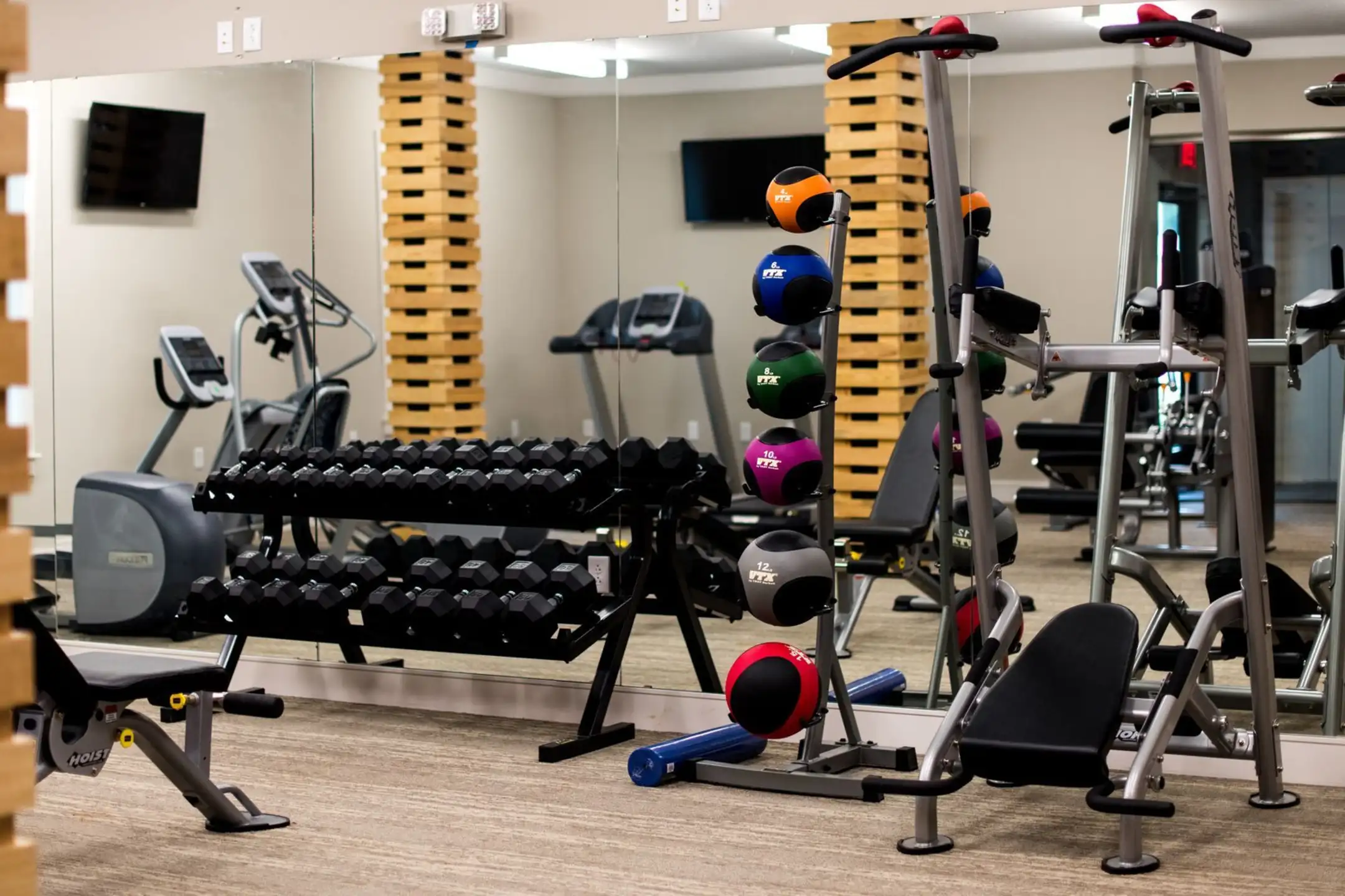 Fitness Weight Room - The Reserve on Bayou Desiard - Monroe, LA