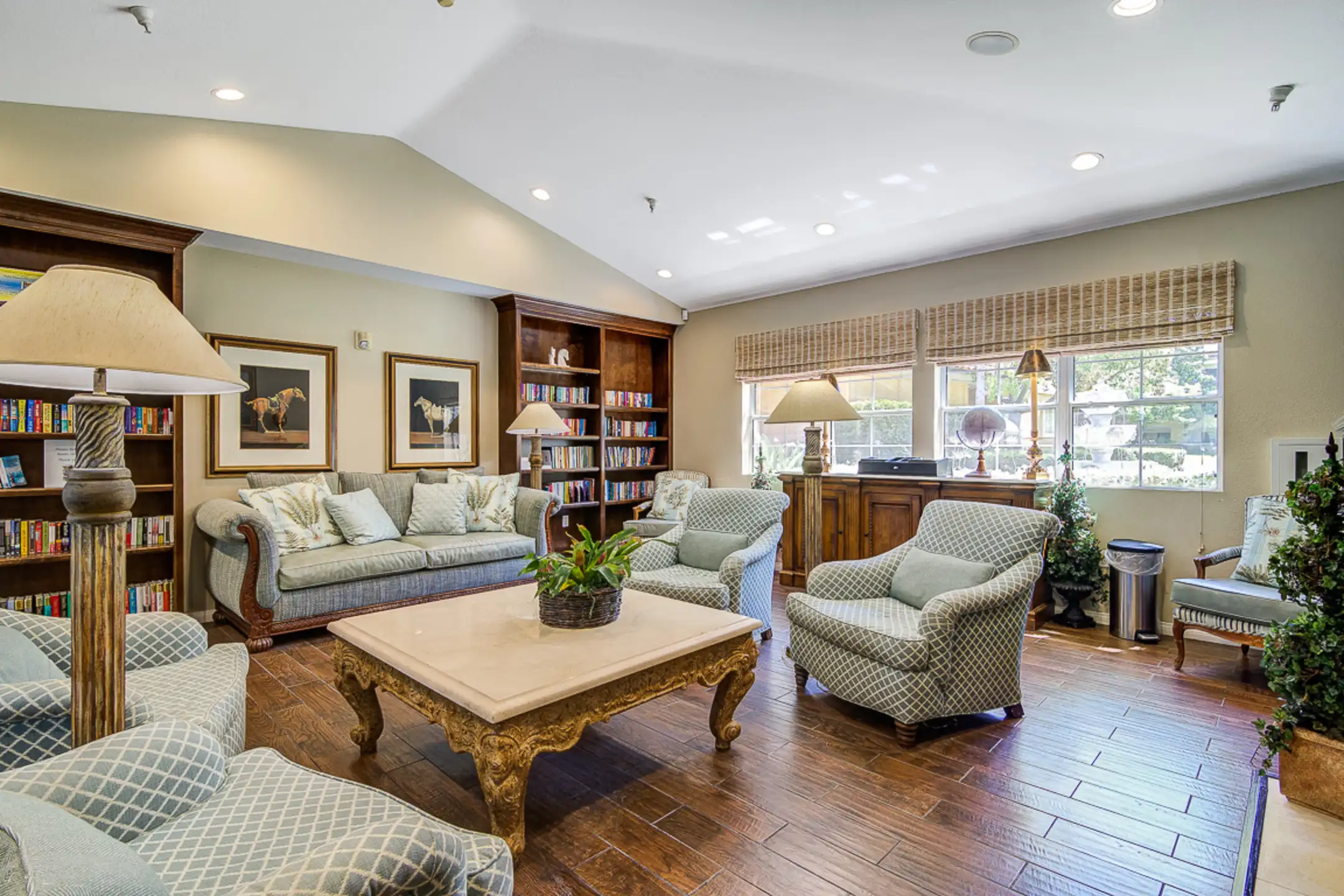 Living Room - Palm Island Senior Living +55 - Fountain Valley, CA