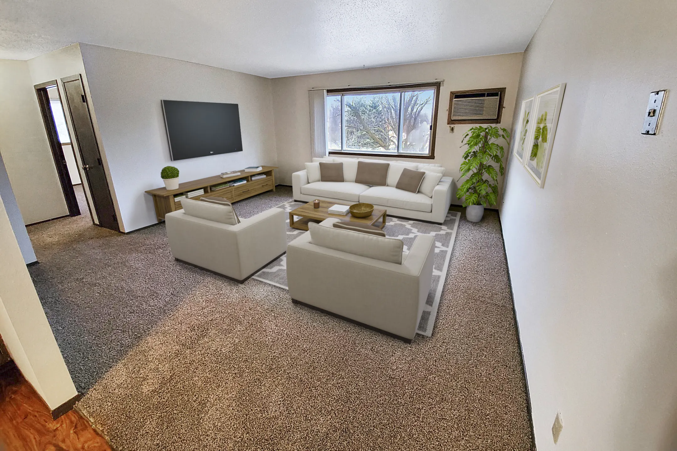 Living Room - Summerset Apartments - Fargo, ND