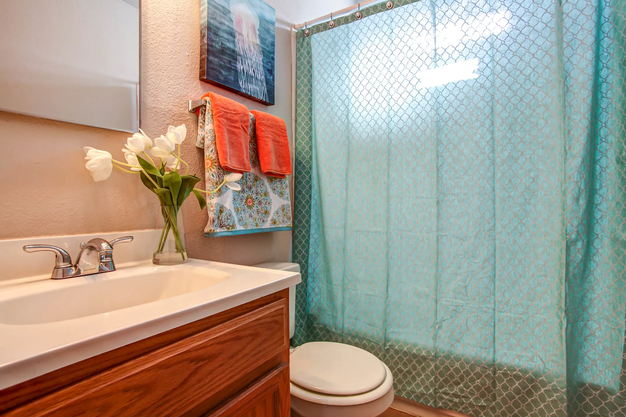 Bathroom - Waters Mark Apartments - Gulfport, MS