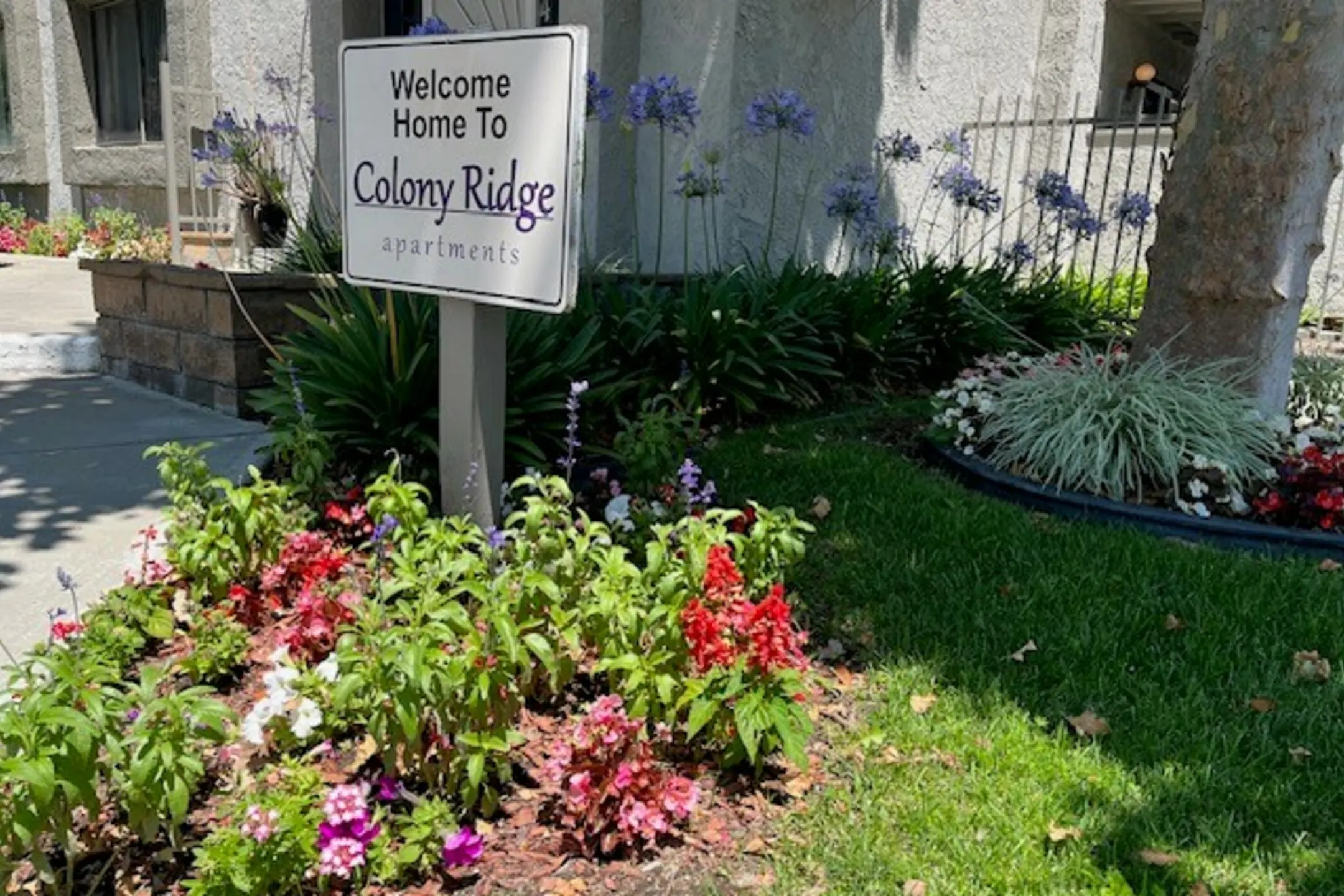 Community Signage - Colony Ridge Apartments - Fontana, CA