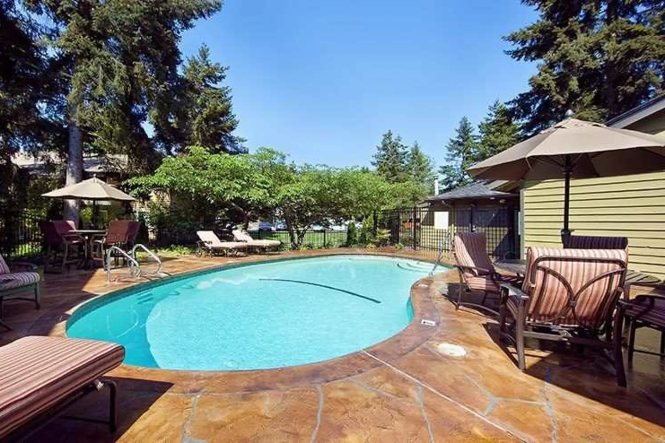 Pool - Edgewood Park Apartments - Bellevue, WA