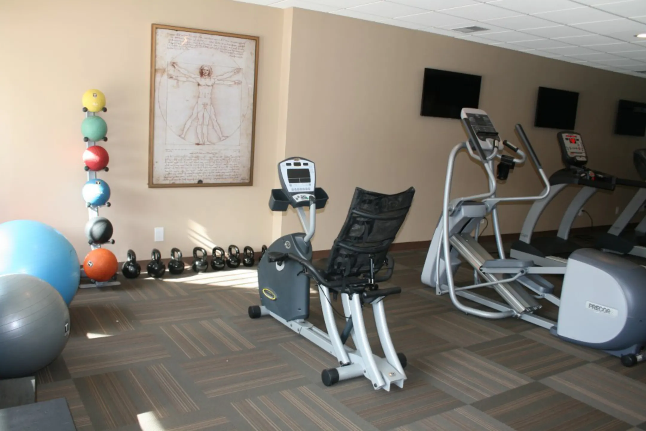 Fitness Weight Room - Pinegate - Merriam, KS