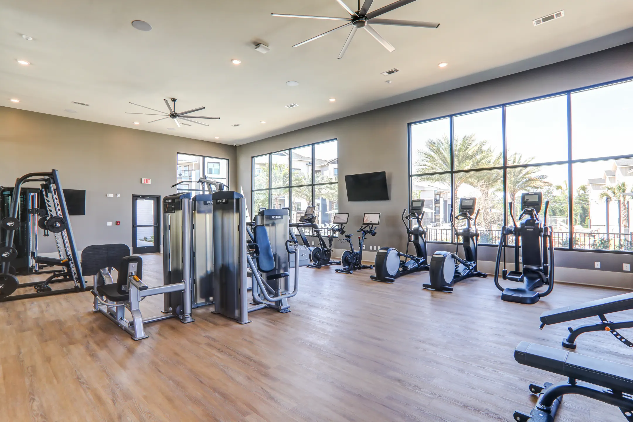 Fitness Weight Room - The Porte At Pathstone - Pensacola, FL