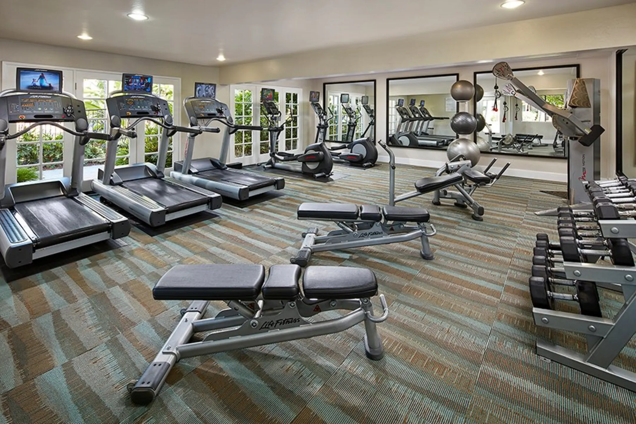 Fitness Weight Room - Woodbridge Apartments - Irvine, CA
