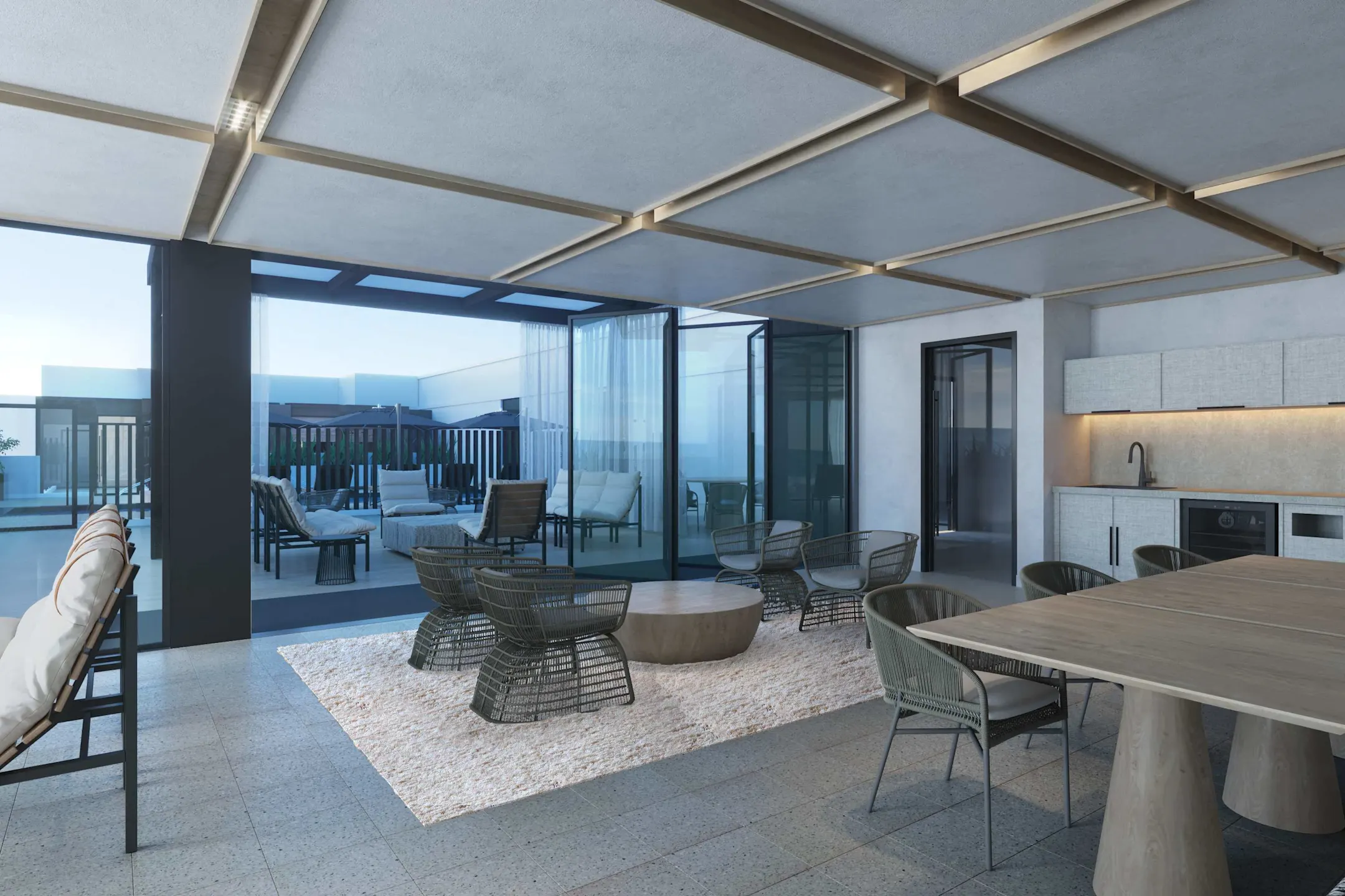 Patio / Deck - Venue Residences - Los Angeles, CA