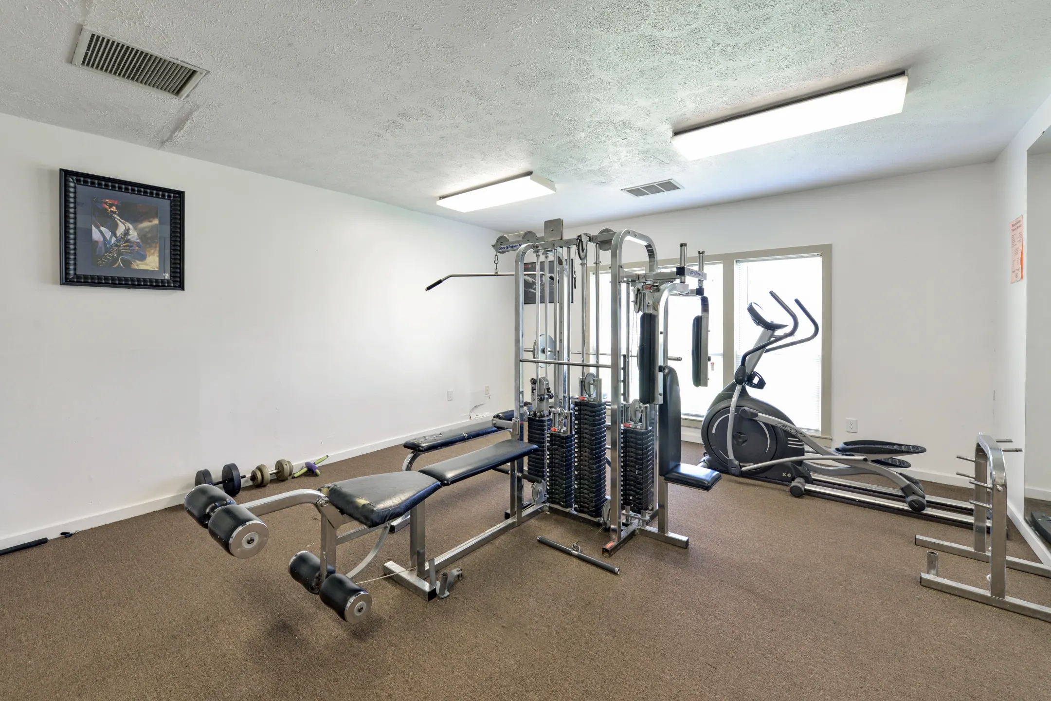 Fitness Weight Room - Belle Meadows Suites - Trotwood, OH