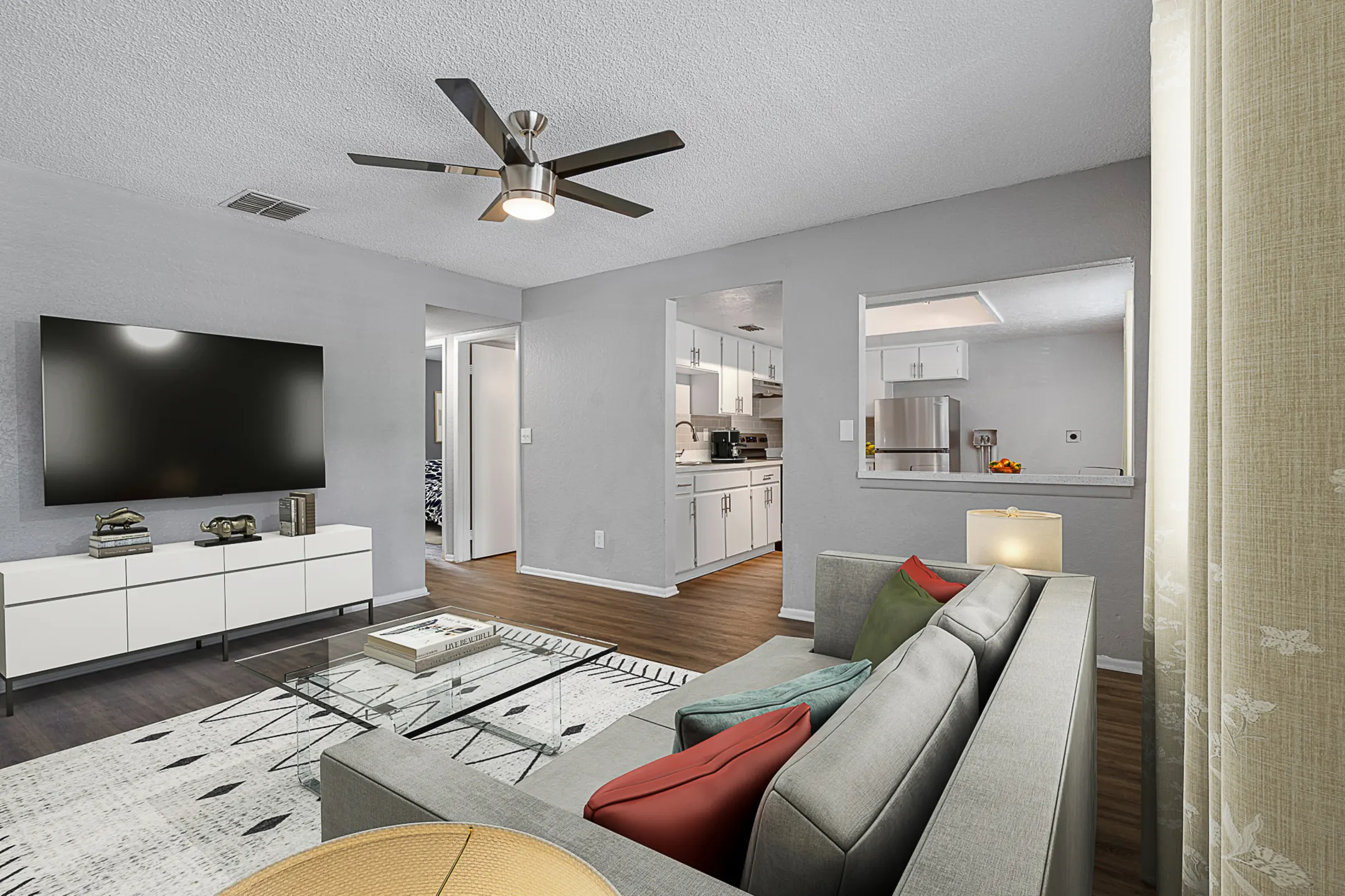 Living Room - 49th St Apartments - Pinellas Park, FL
