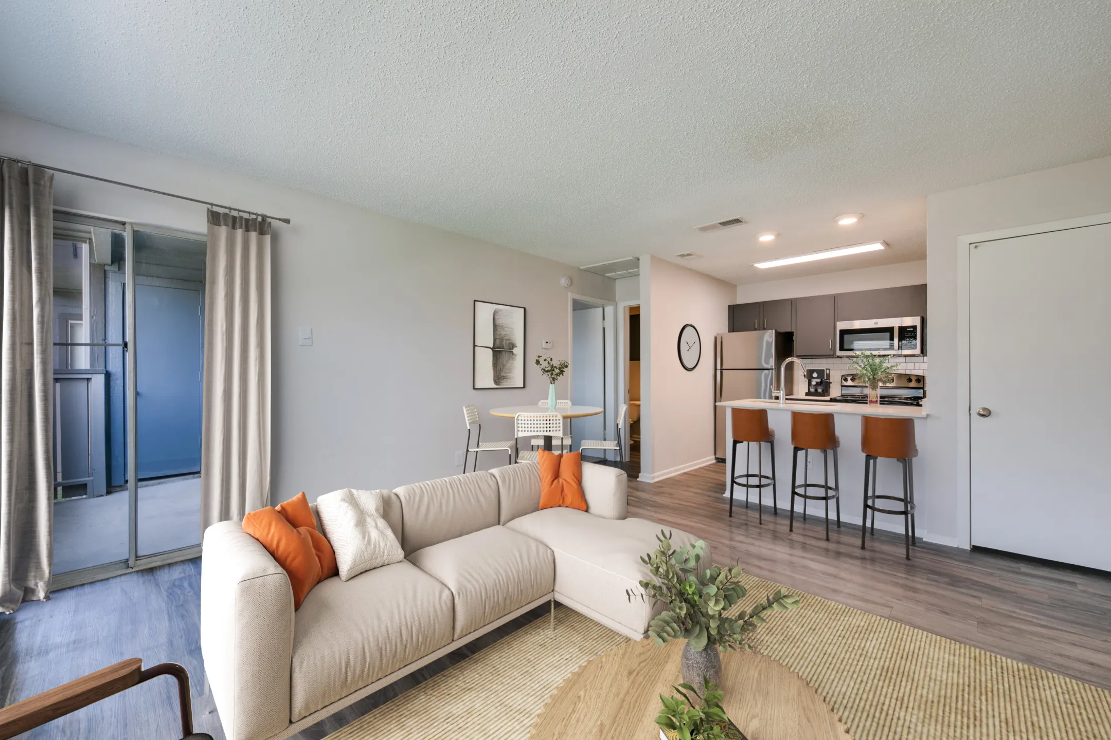 Living Room - Forest Ridge Apartments - Dallas, TX