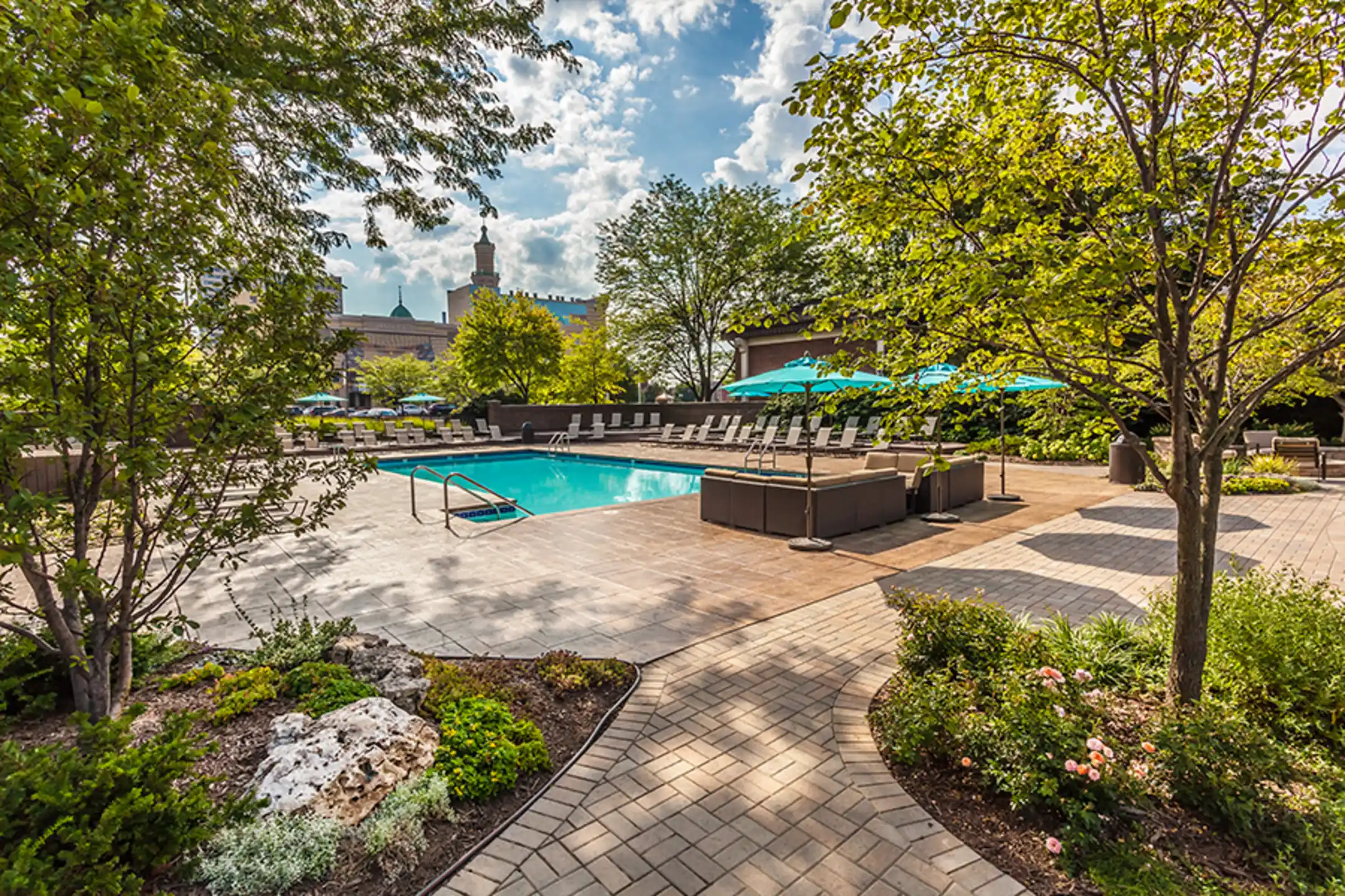 Pool - Riley Towers Apartments &Townhomes - Indianapolis, IN