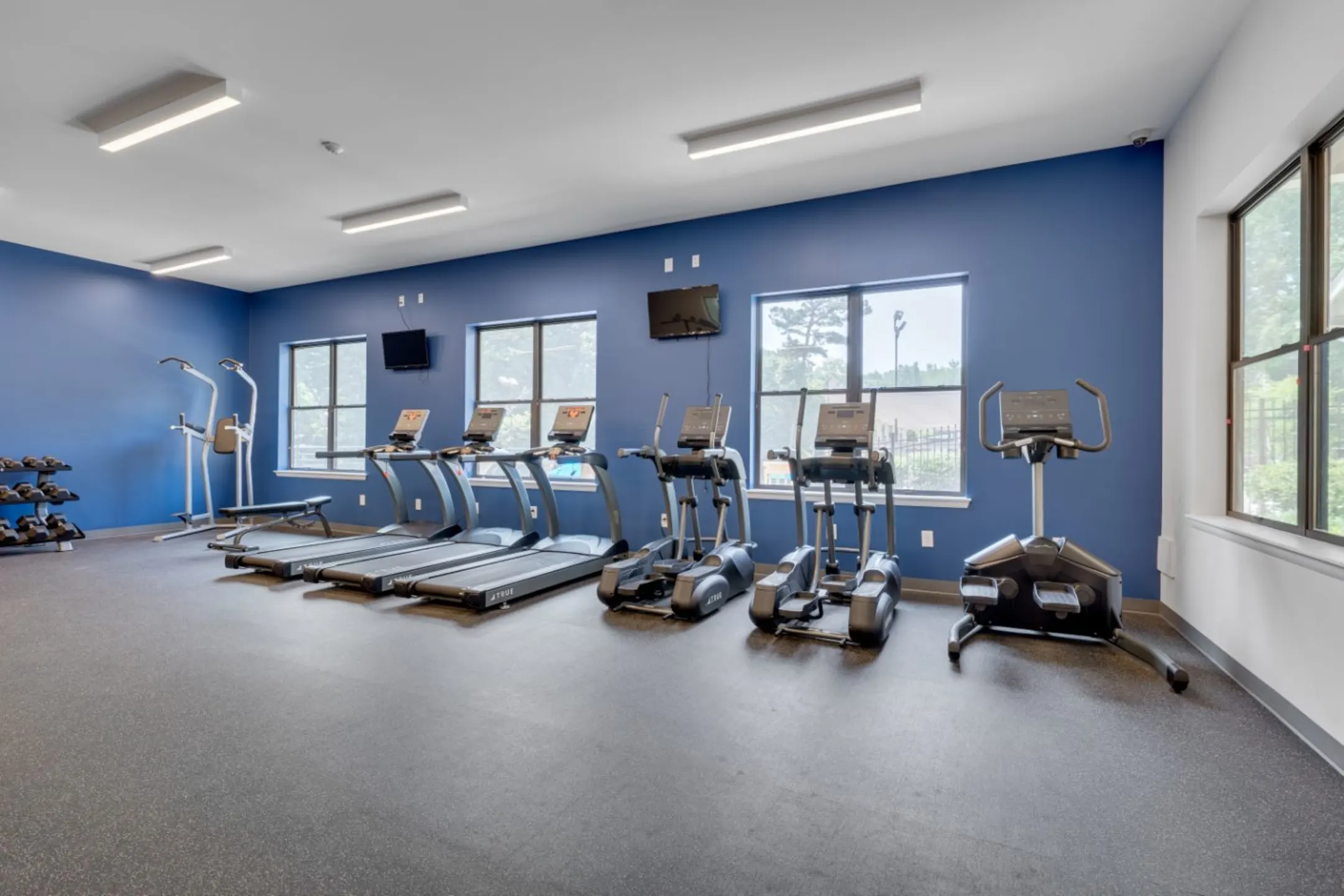 Fitness Weight Room - ARIUM Lake Johnson - Raleigh, NC