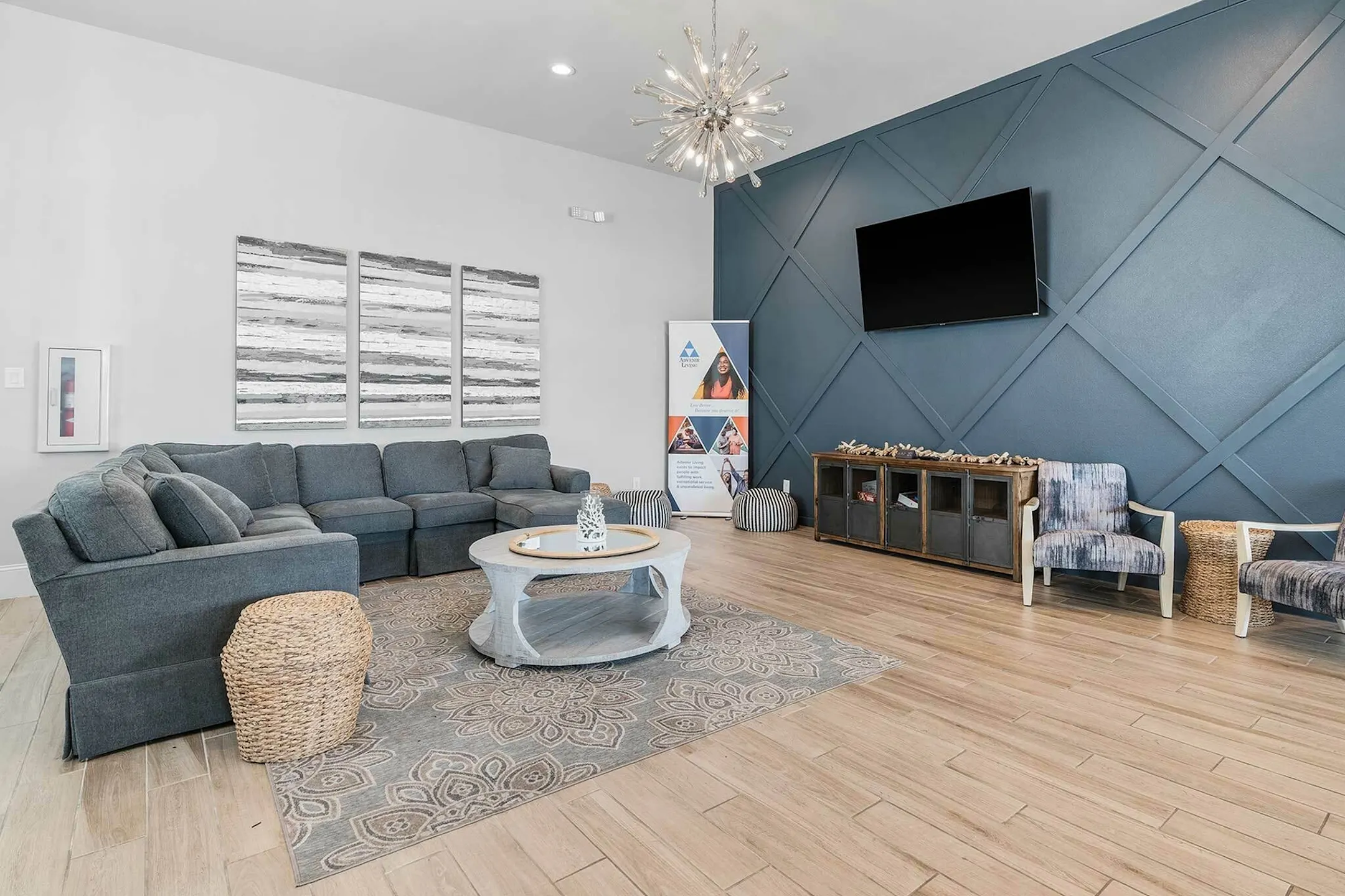 Living Room - LEO at West Fork - Conroe, TX
