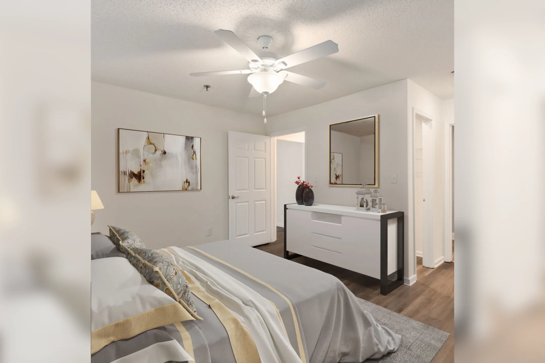Bedroom - Biscayne Apartment Homes - Charlotte, NC