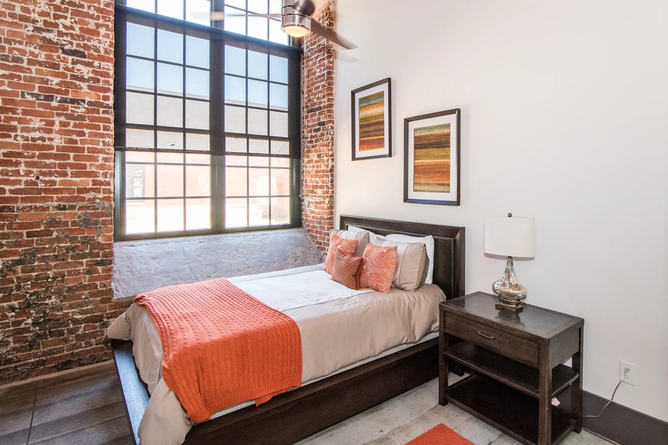 Bedroom - Loray Mill Lofts Apartments - Gastonia, NC