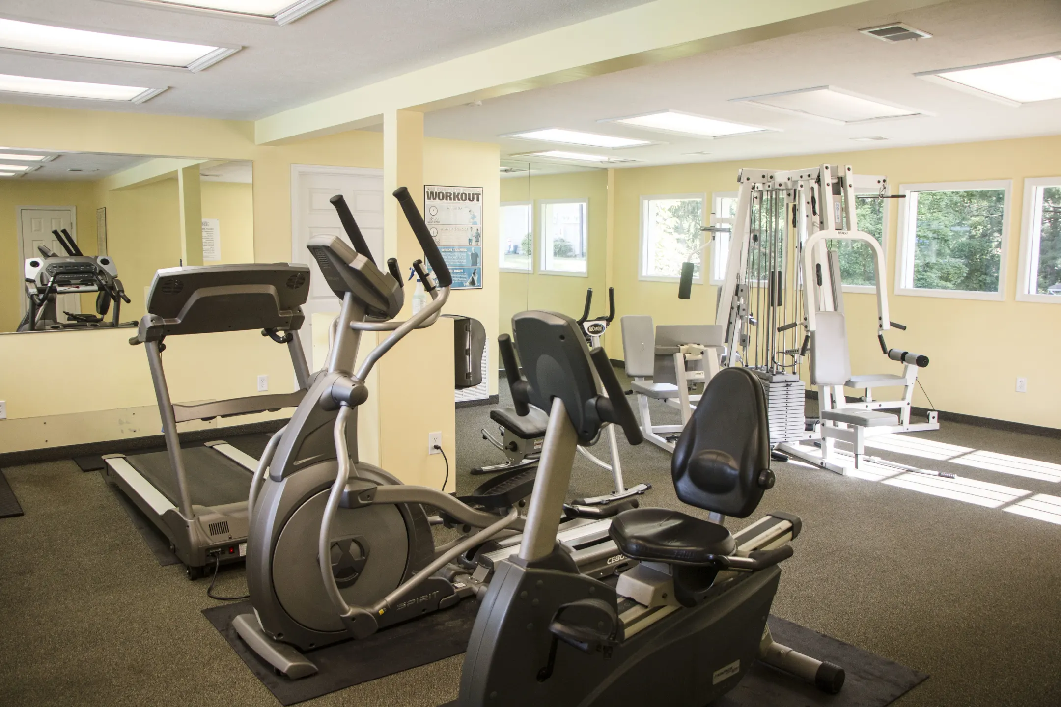 Fitness Weight Room - County Green Apartments - Lynchburg, VA