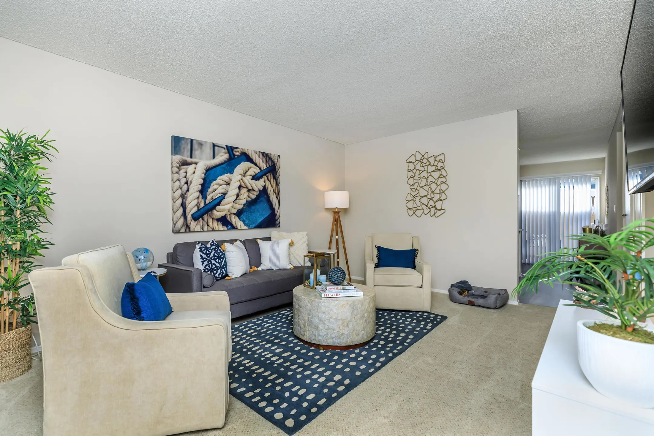 Living Room - Wateridge Apartment Homes - Anaheim, CA